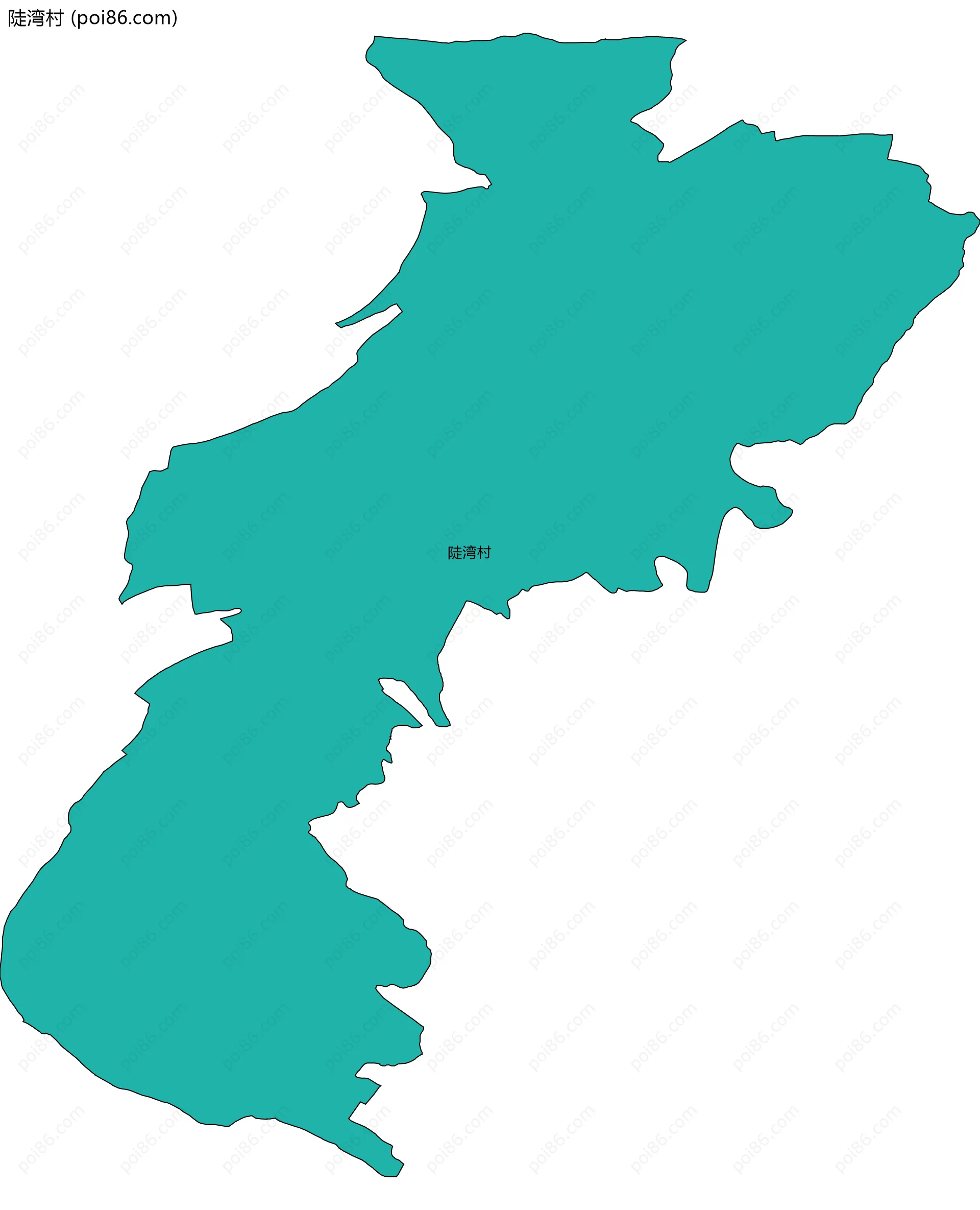 陡湾村边界地图