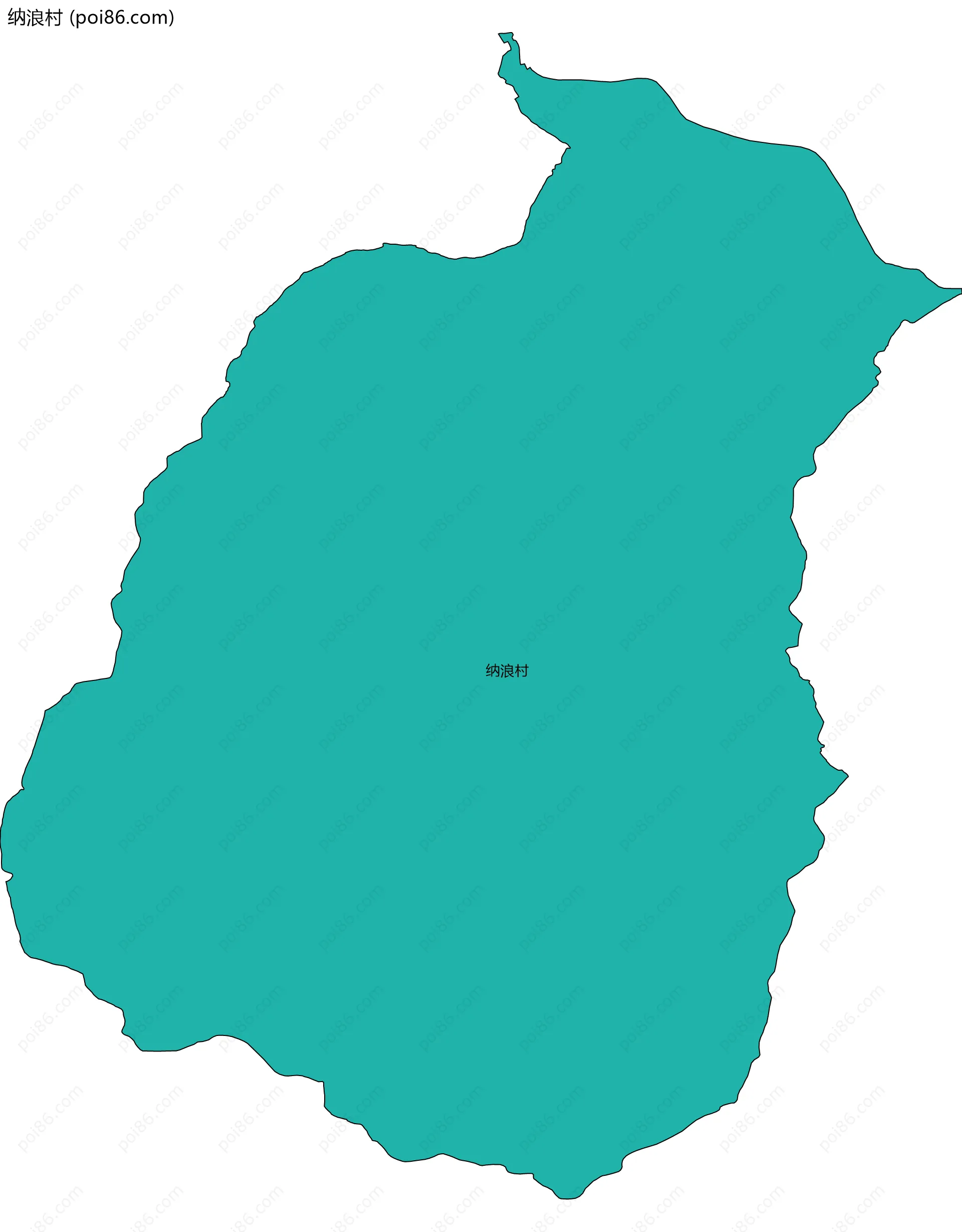 纳浪村边界地图