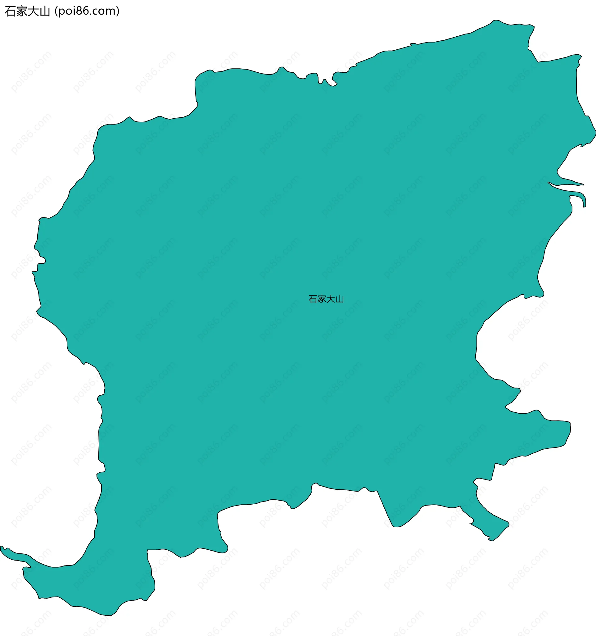 石家大山边界地图