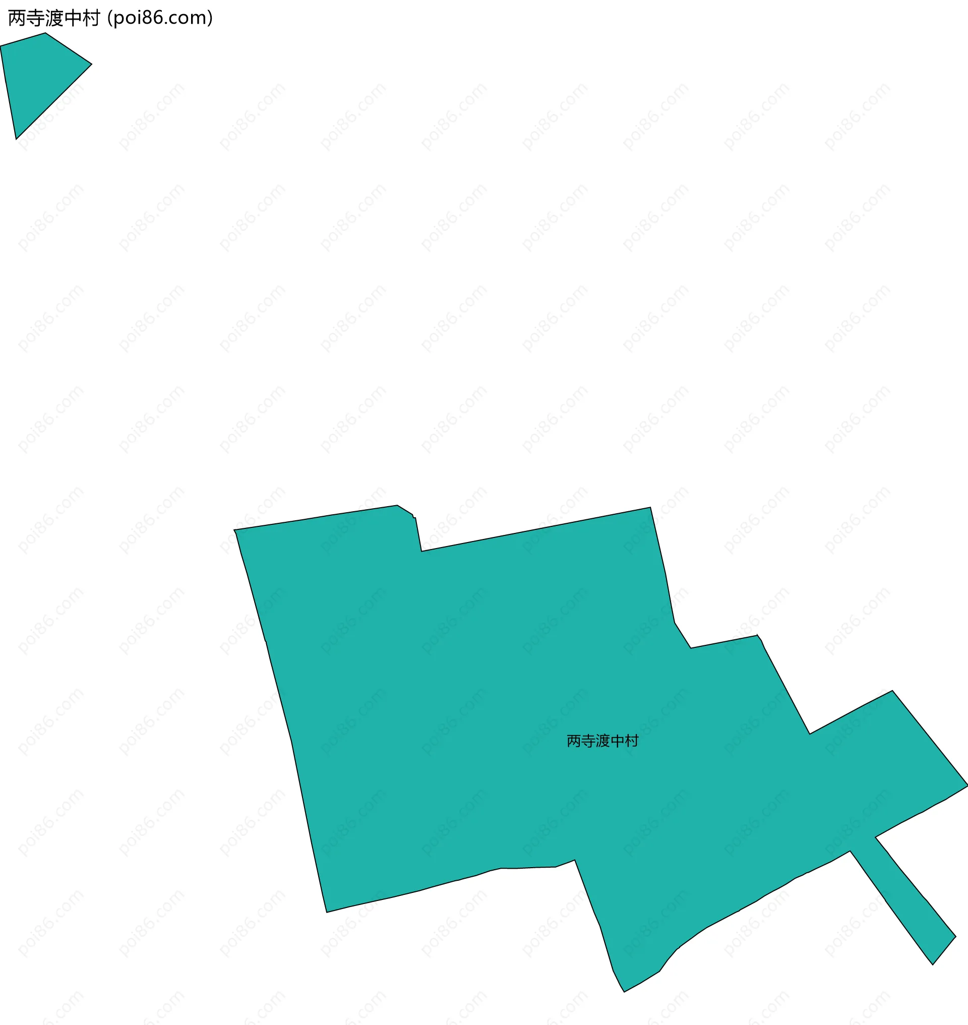 两寺渡中村边界地图