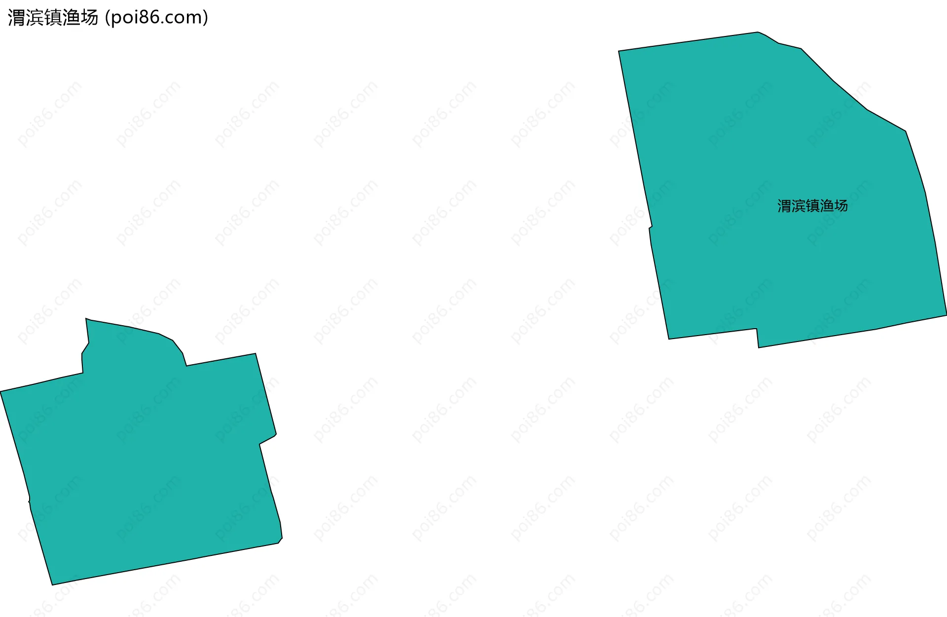 渭滨镇渔场边界地图