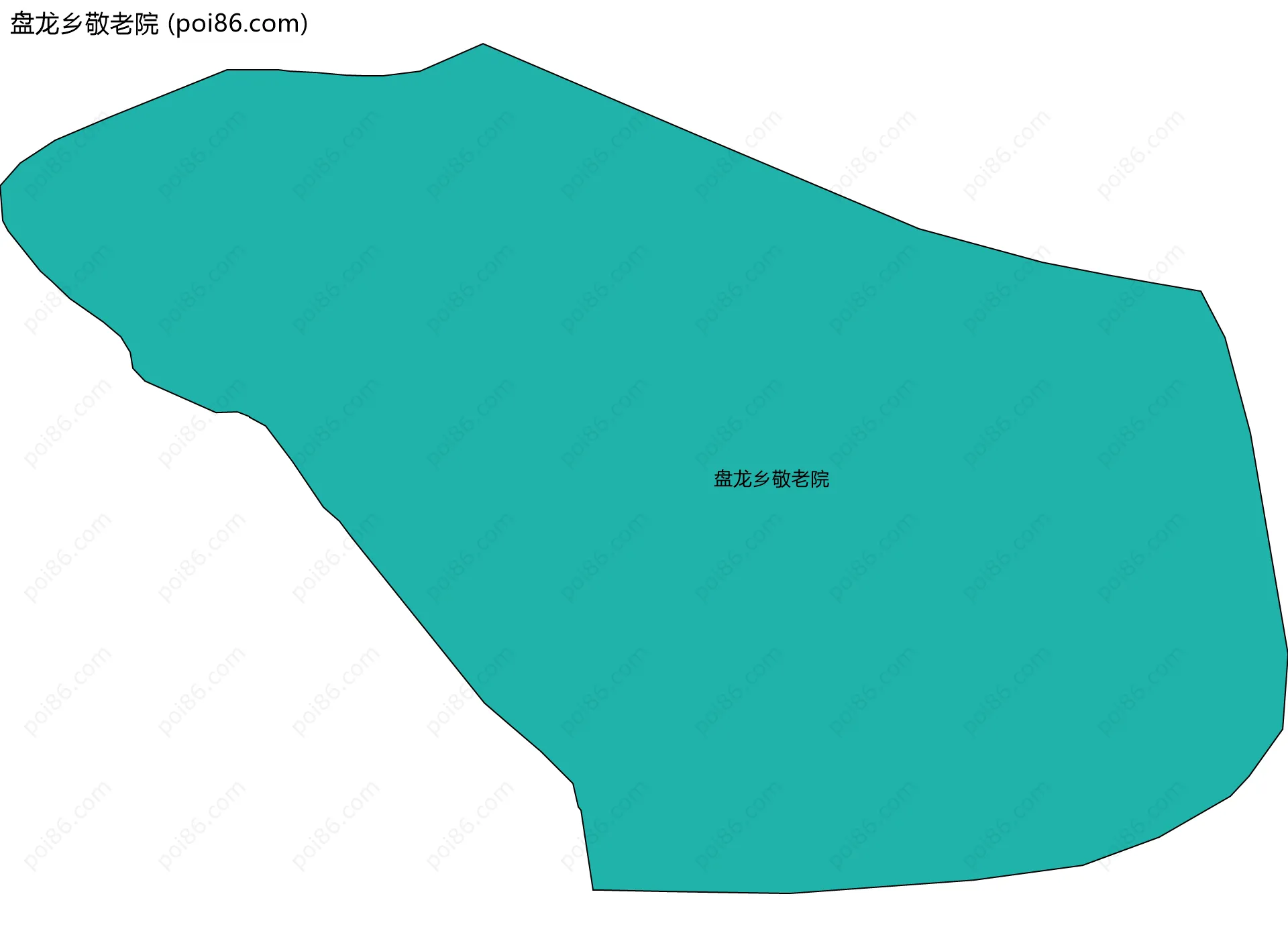 盘龙乡敬老院边界地图