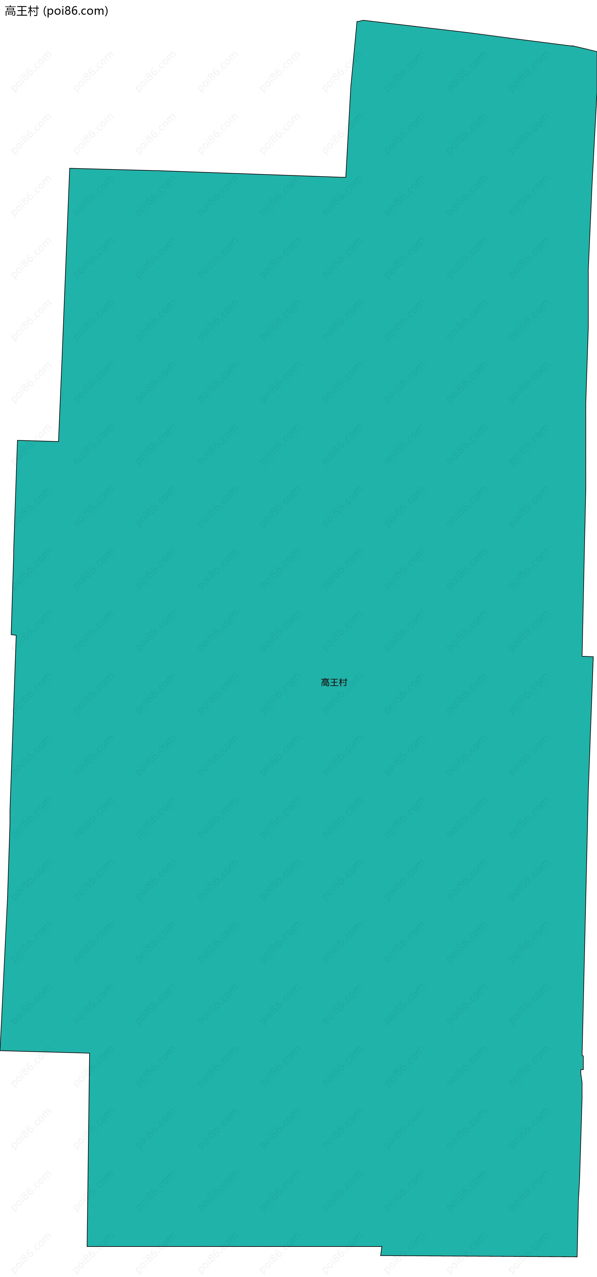 高王村边界地图