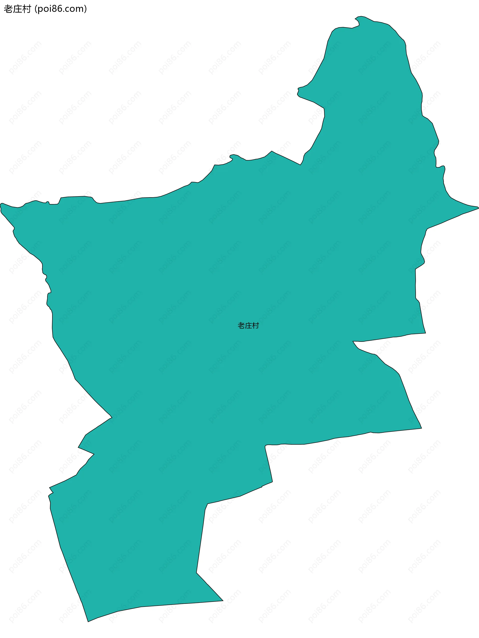 老庄村边界地图