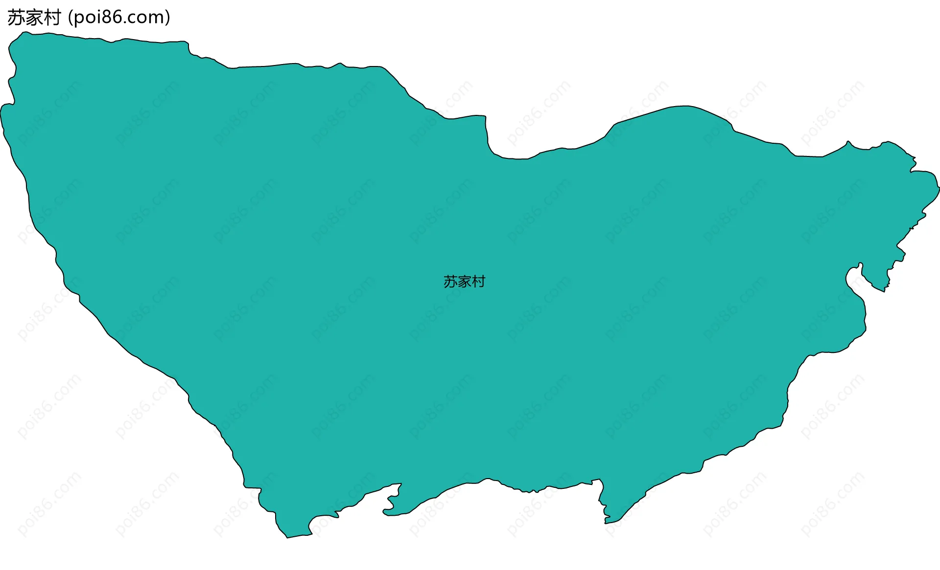 苏家村边界地图