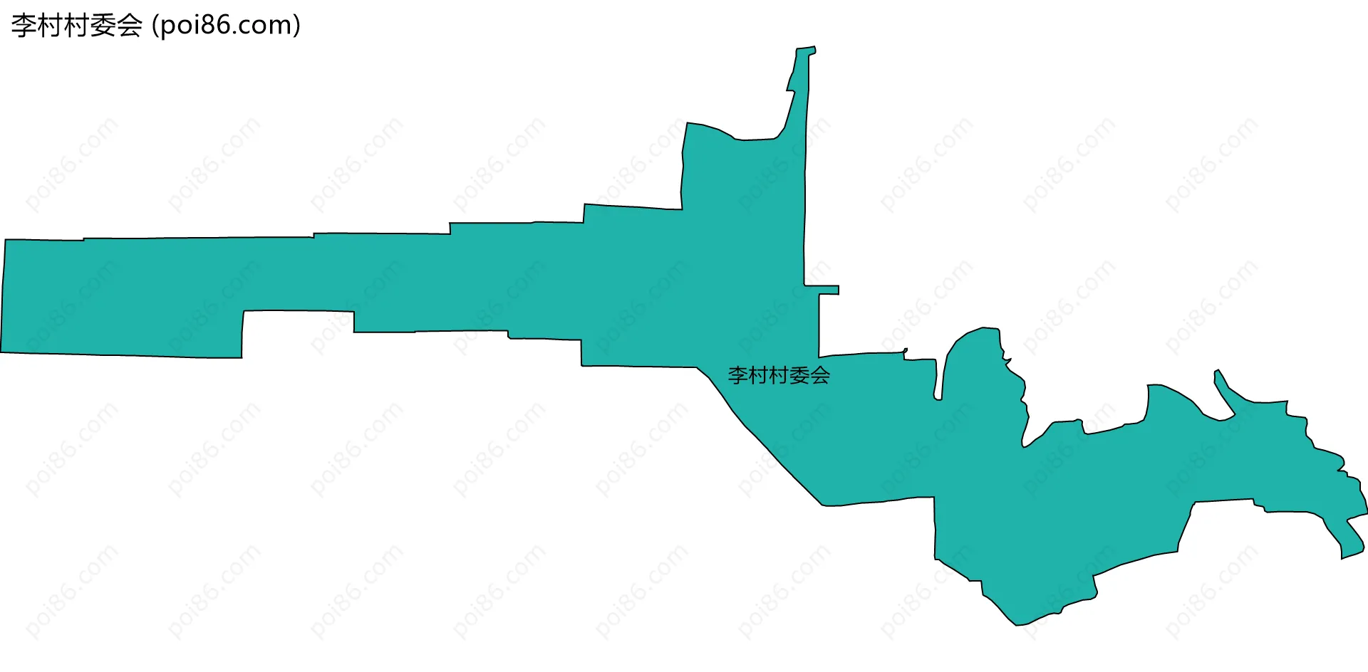李村村委会边界地图
