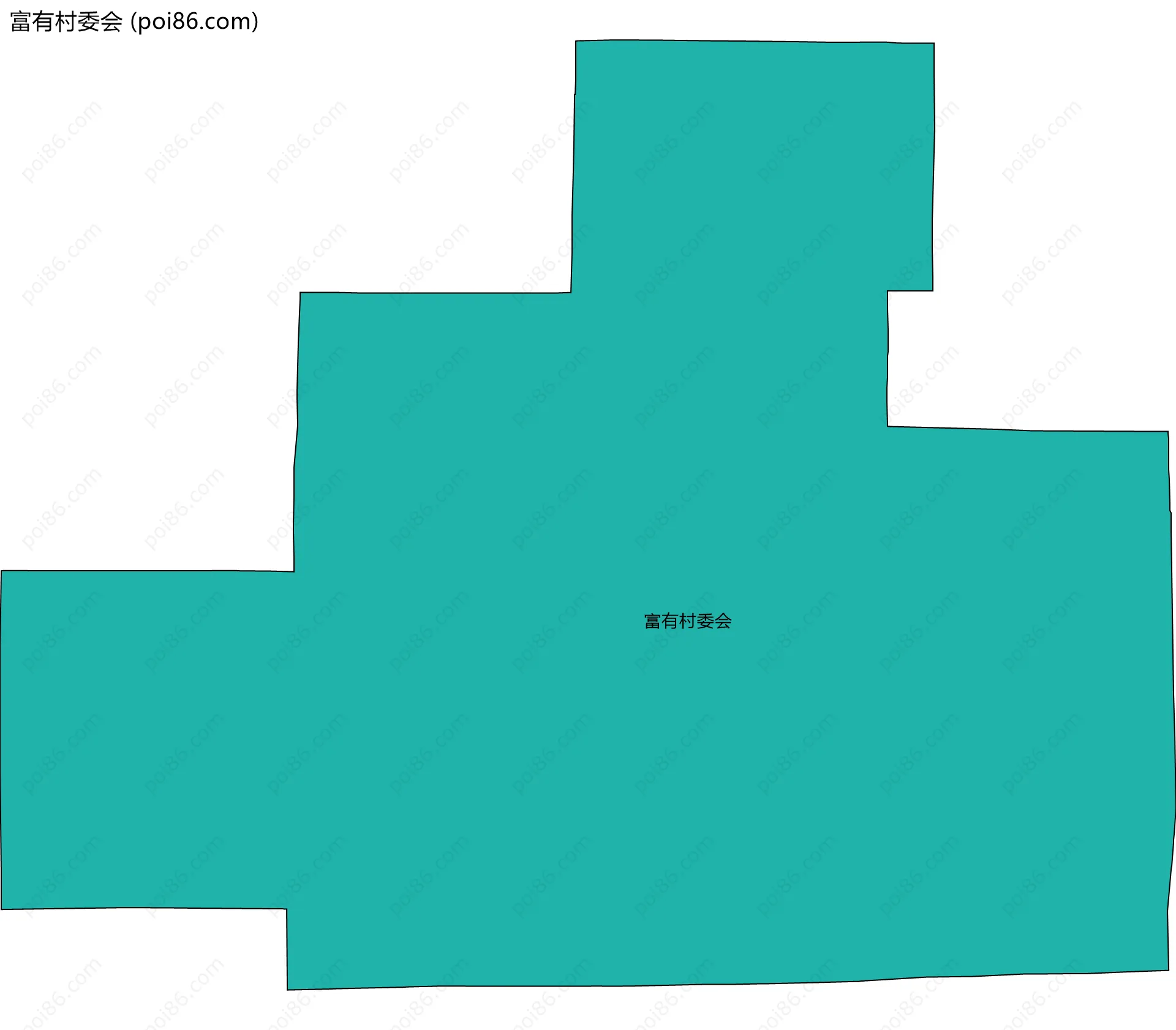富有村委会边界地图
