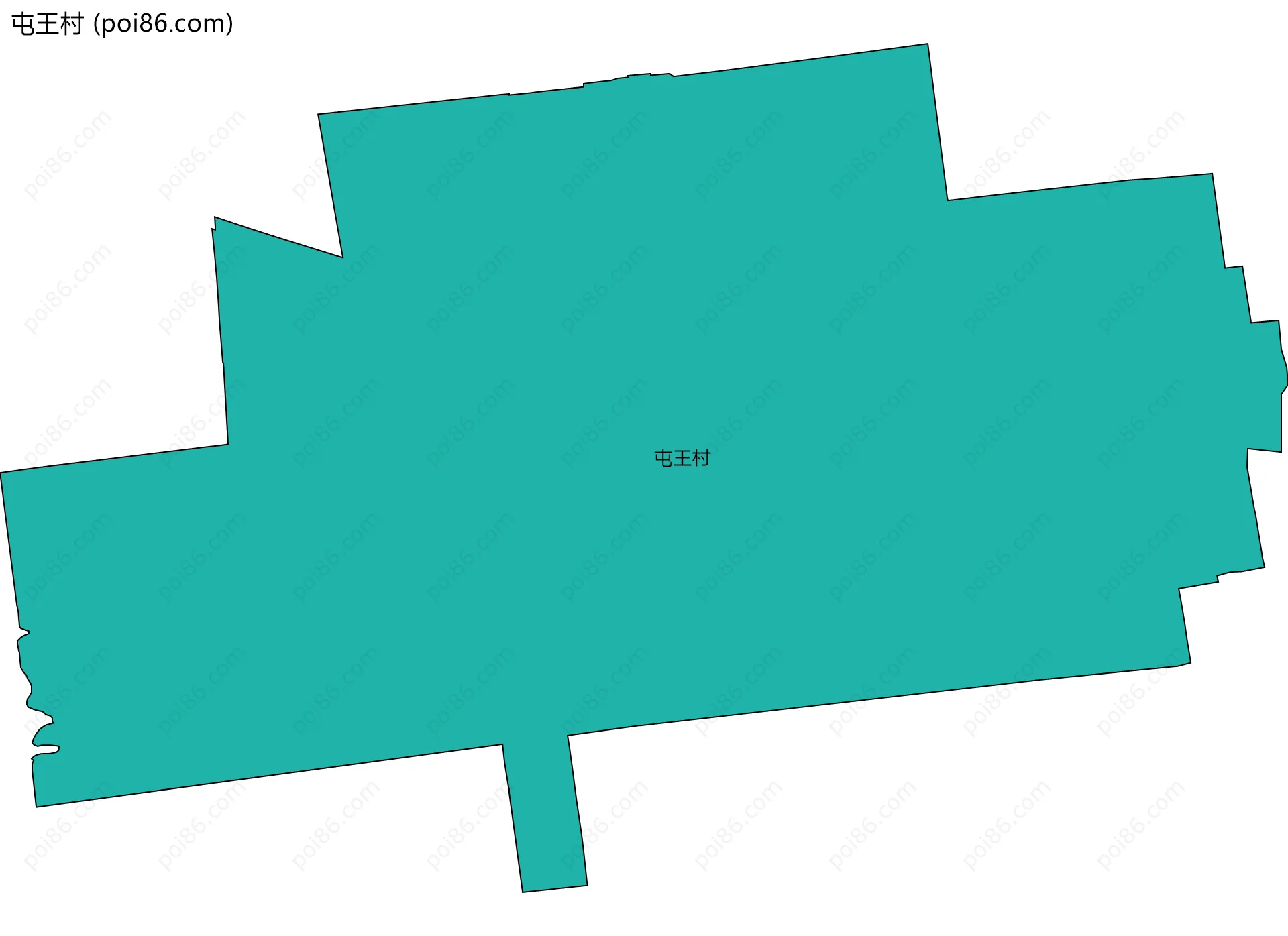屯王村边界地图