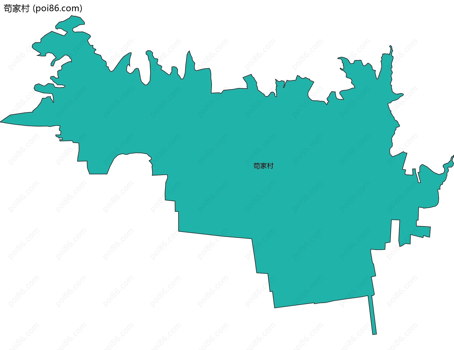 苟家村边界地图