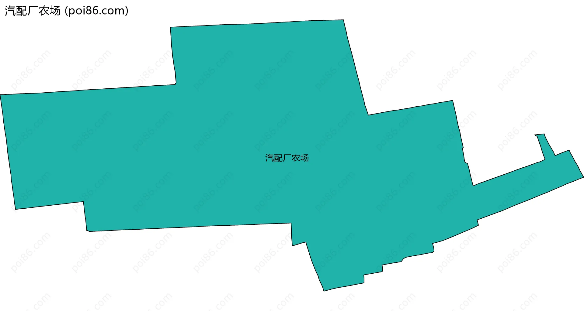汽配厂农场边界地图