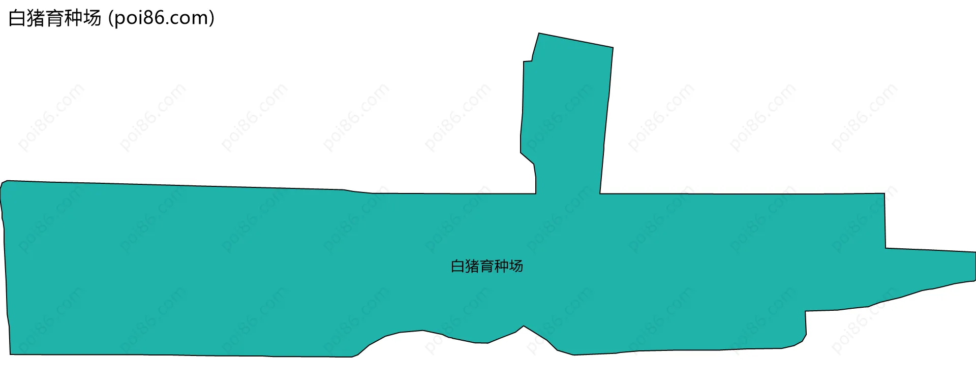 白猪育种场边界地图