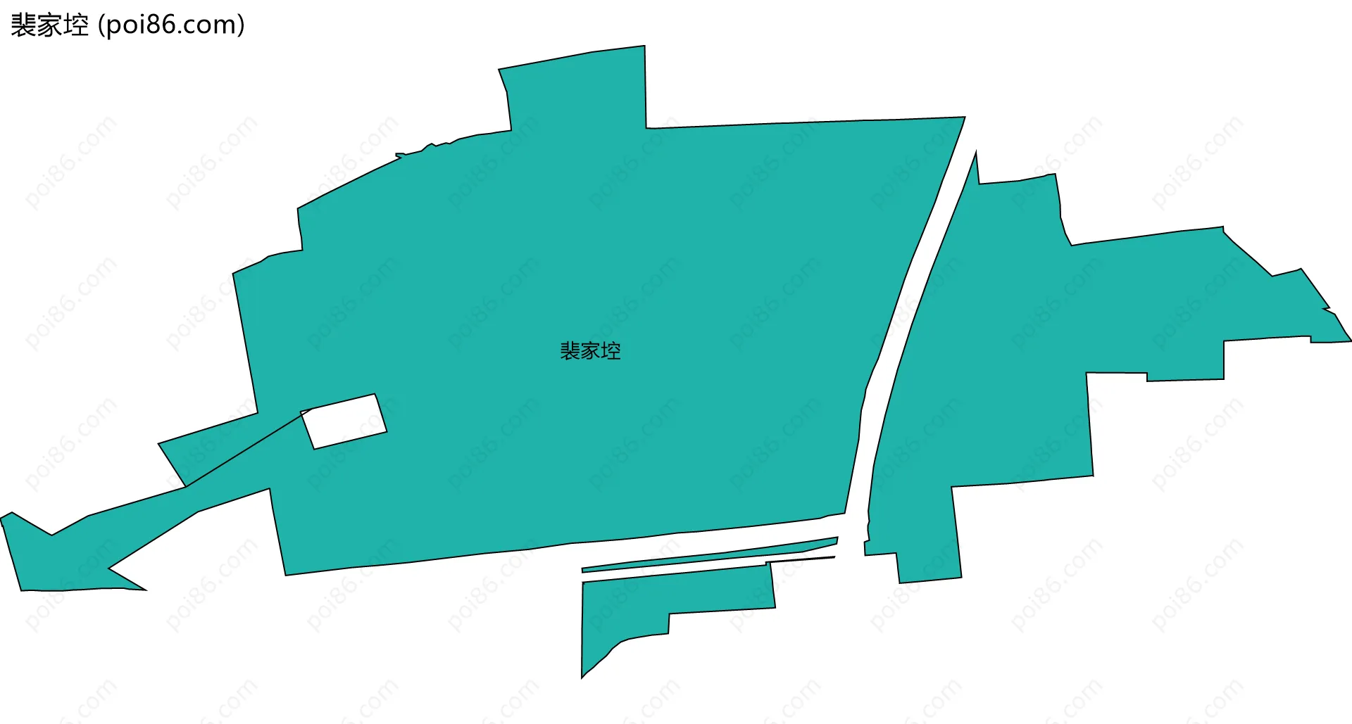 裴家埪边界地图