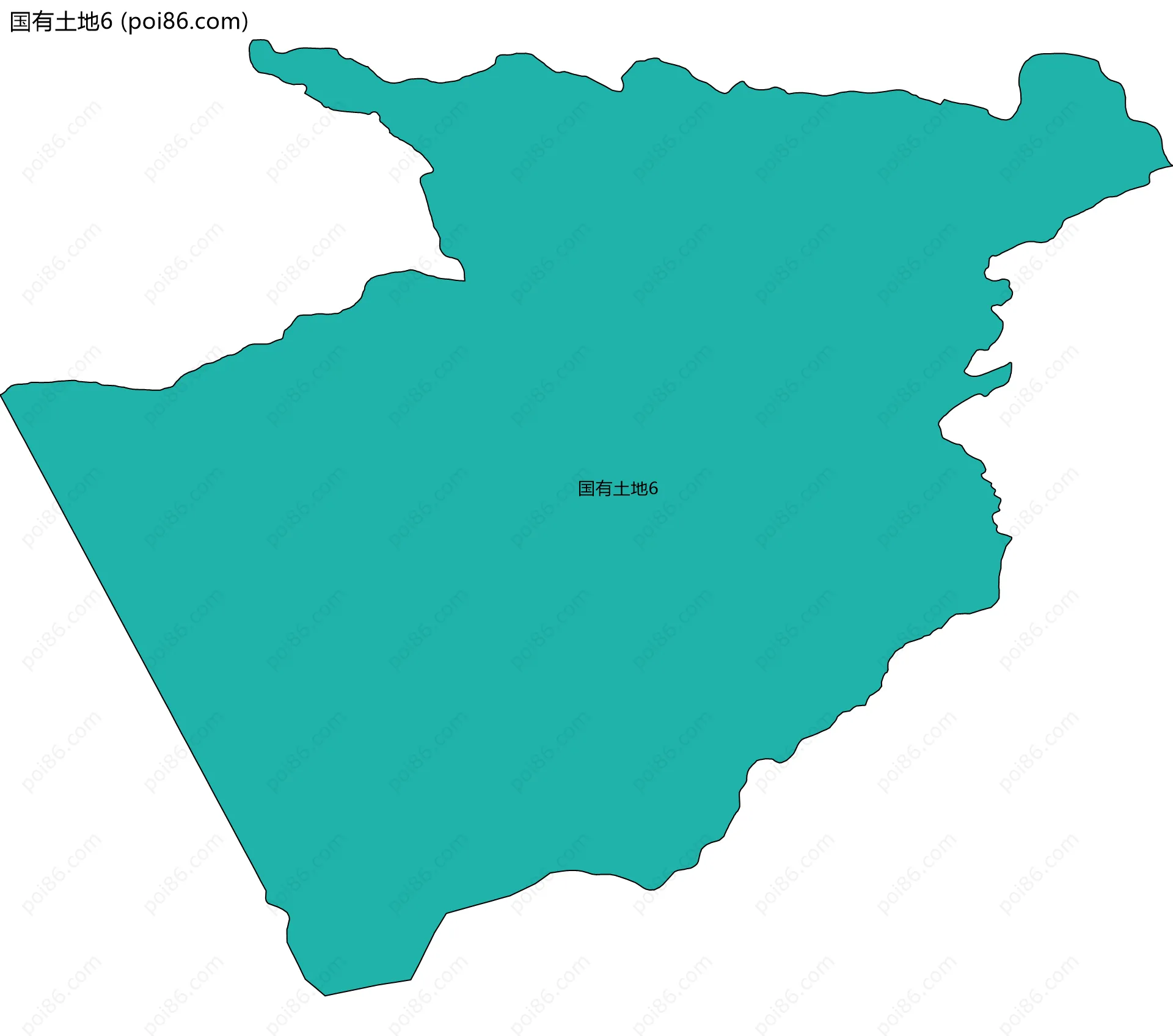 国有土地6边界地图