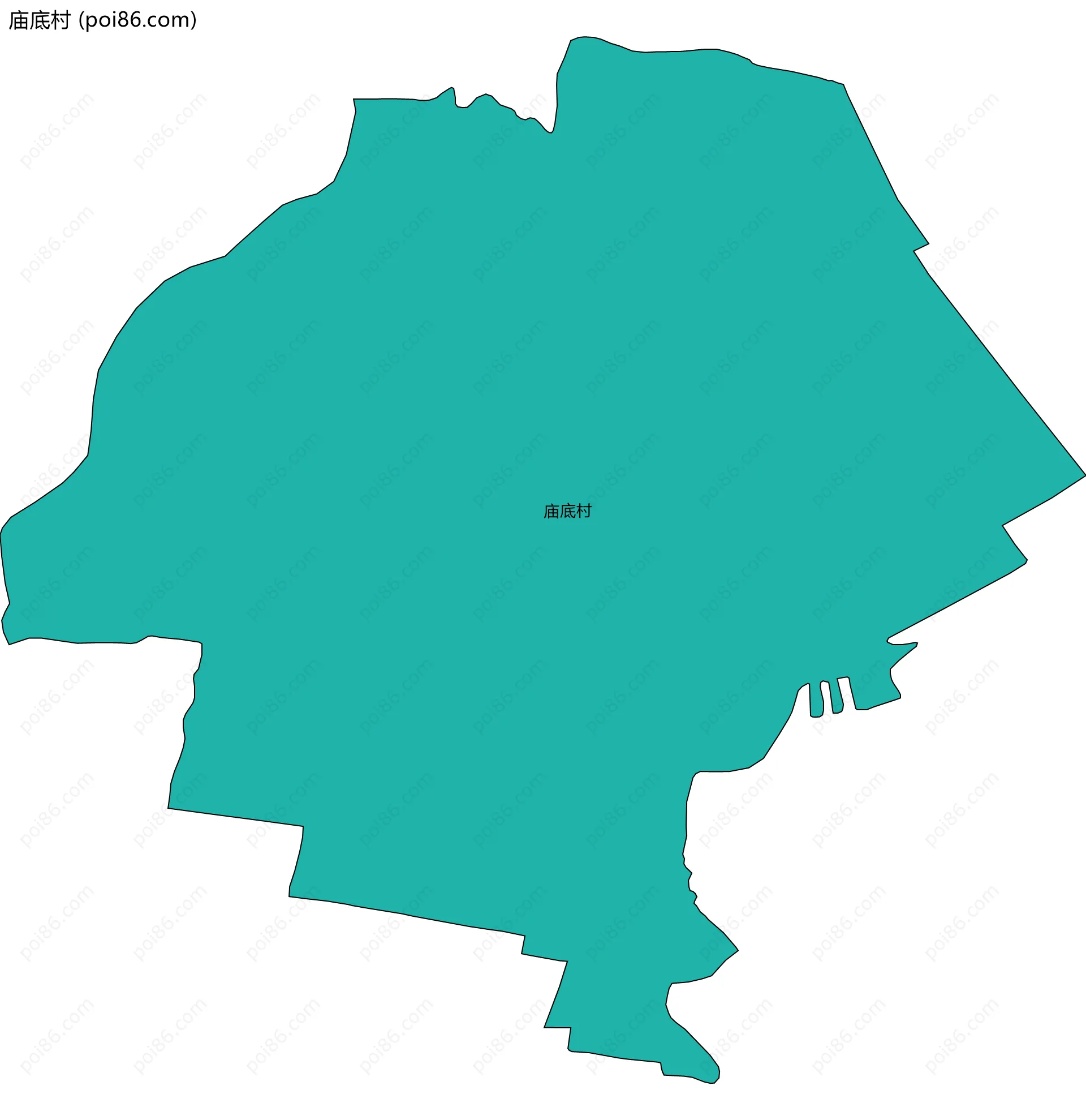 庙底村边界地图