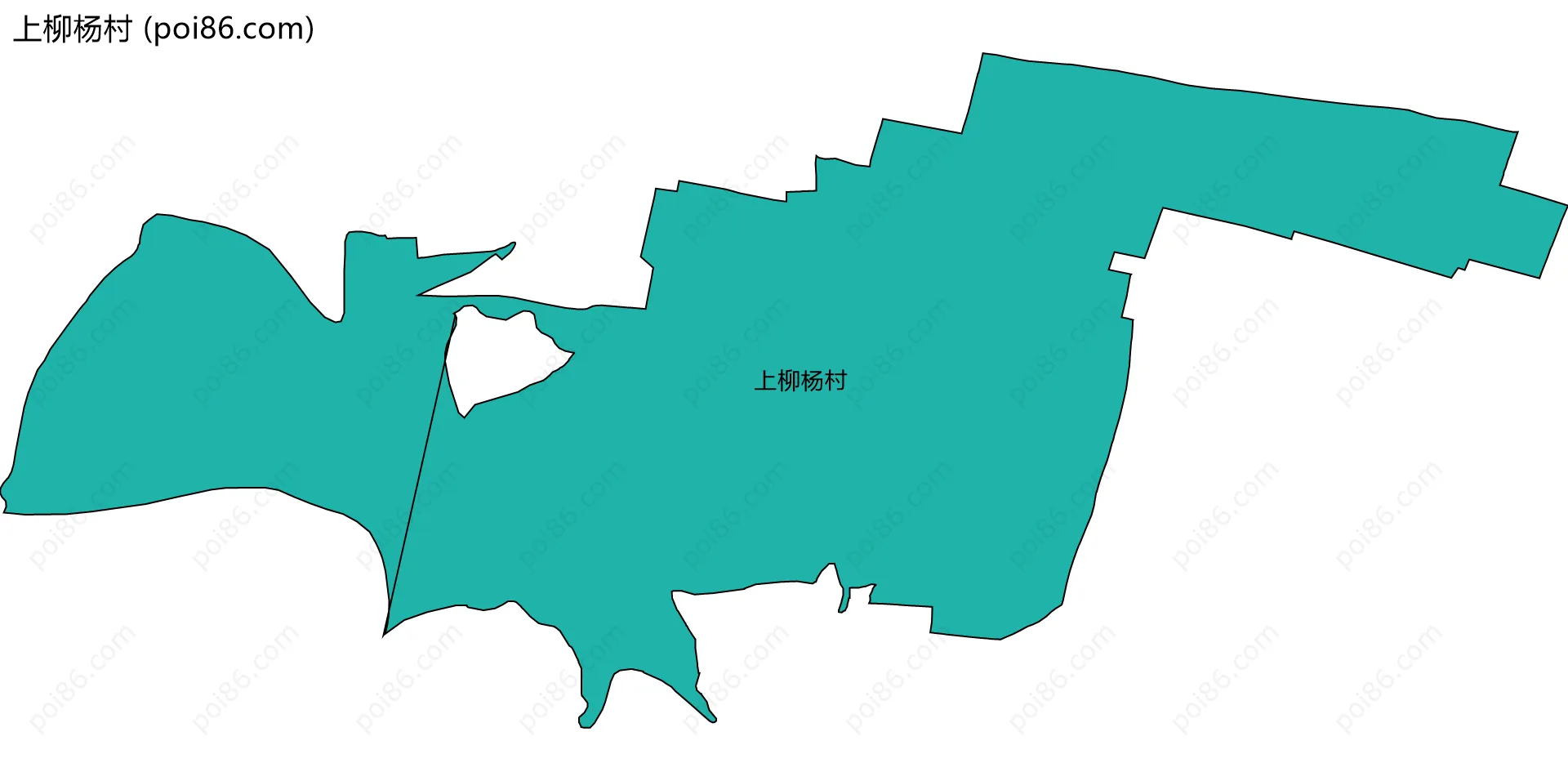 上柳杨村边界地图