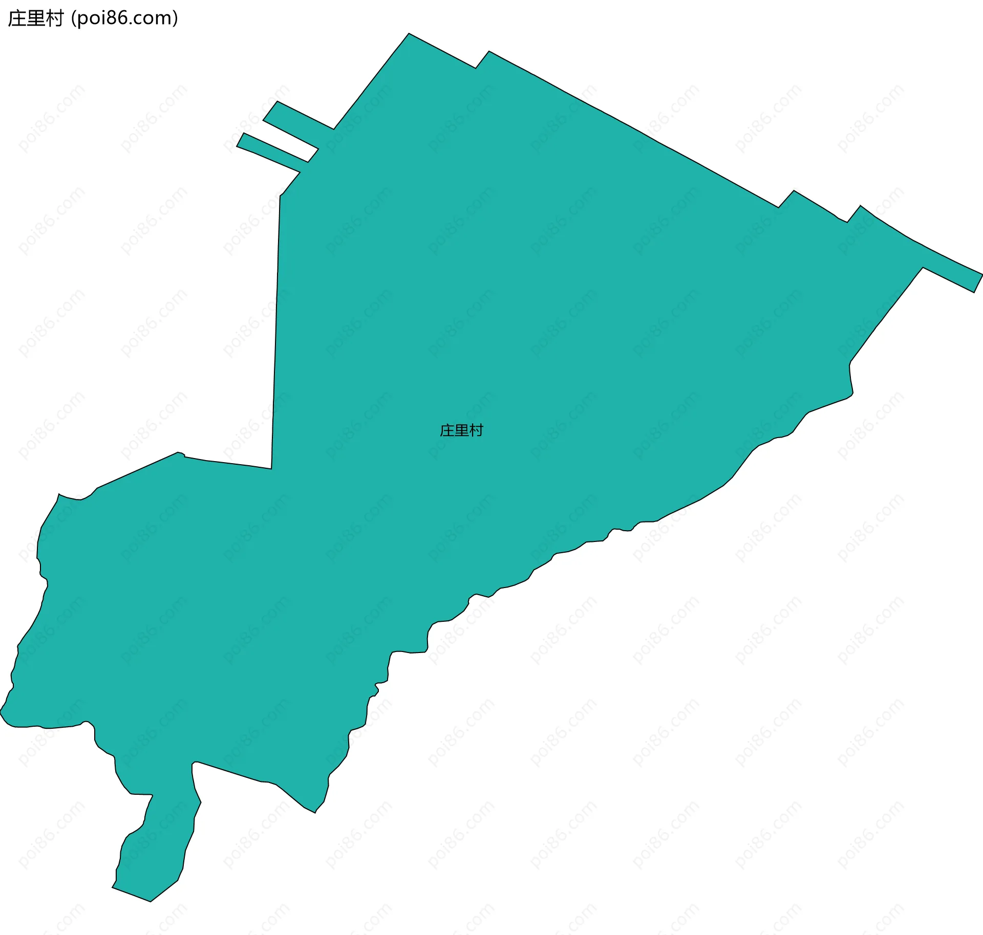 庄里村边界地图