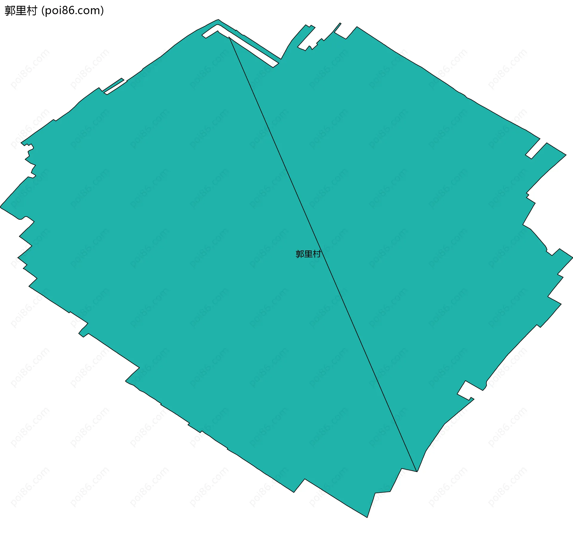 郭里村边界地图