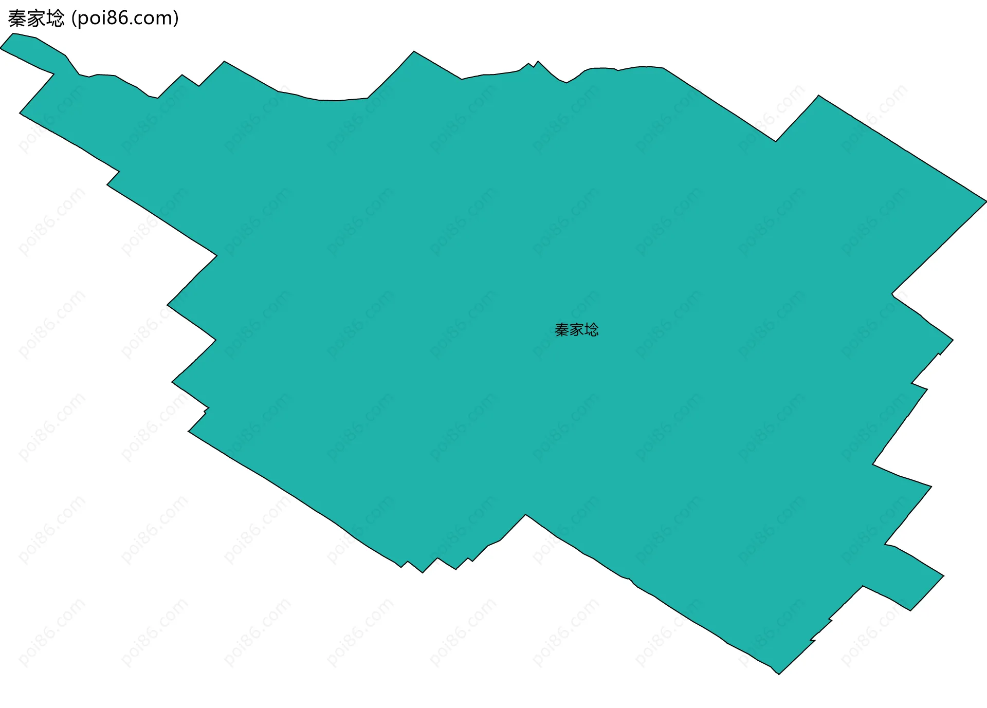 秦家埝边界地图