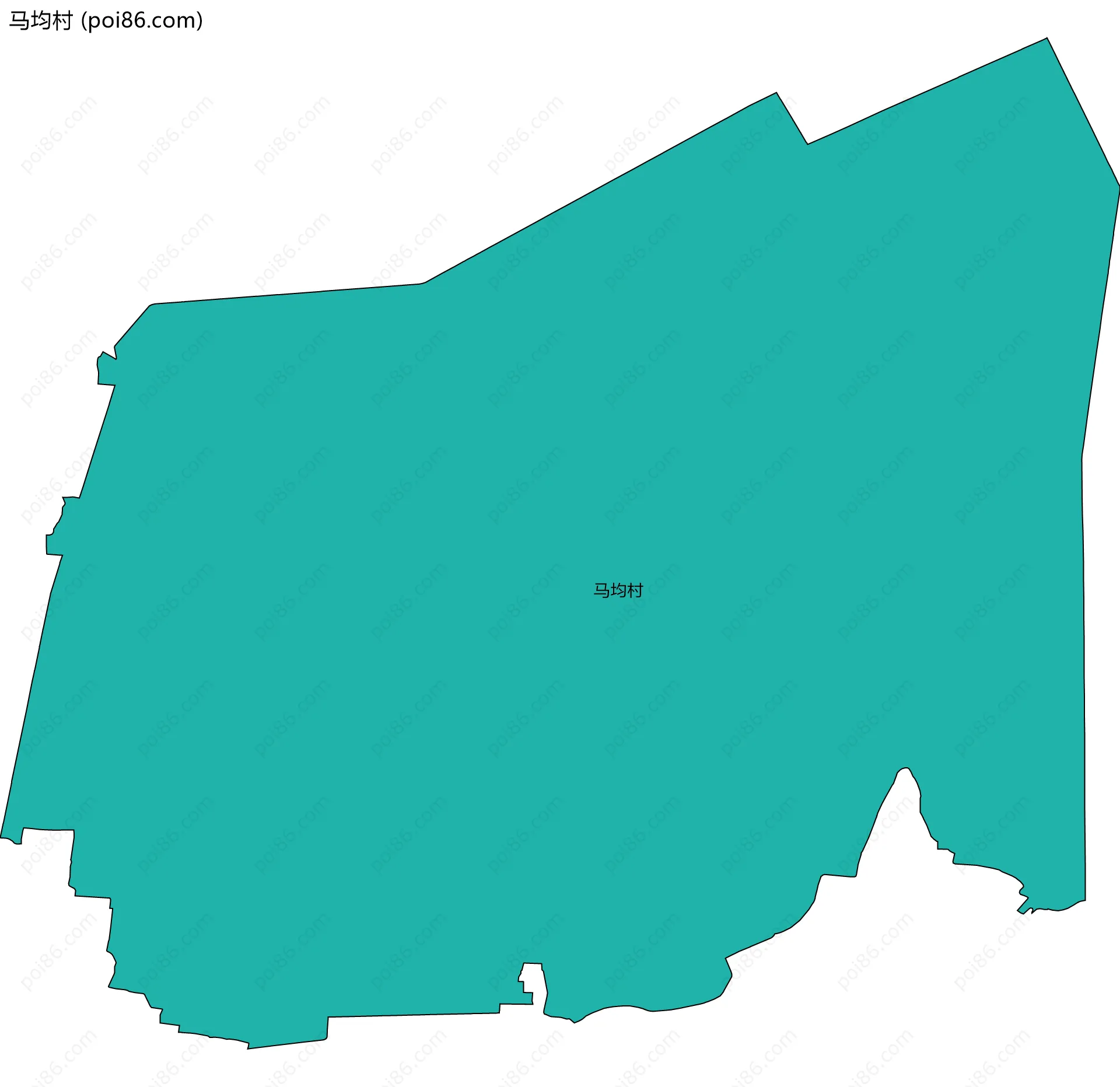 马均村边界地图
