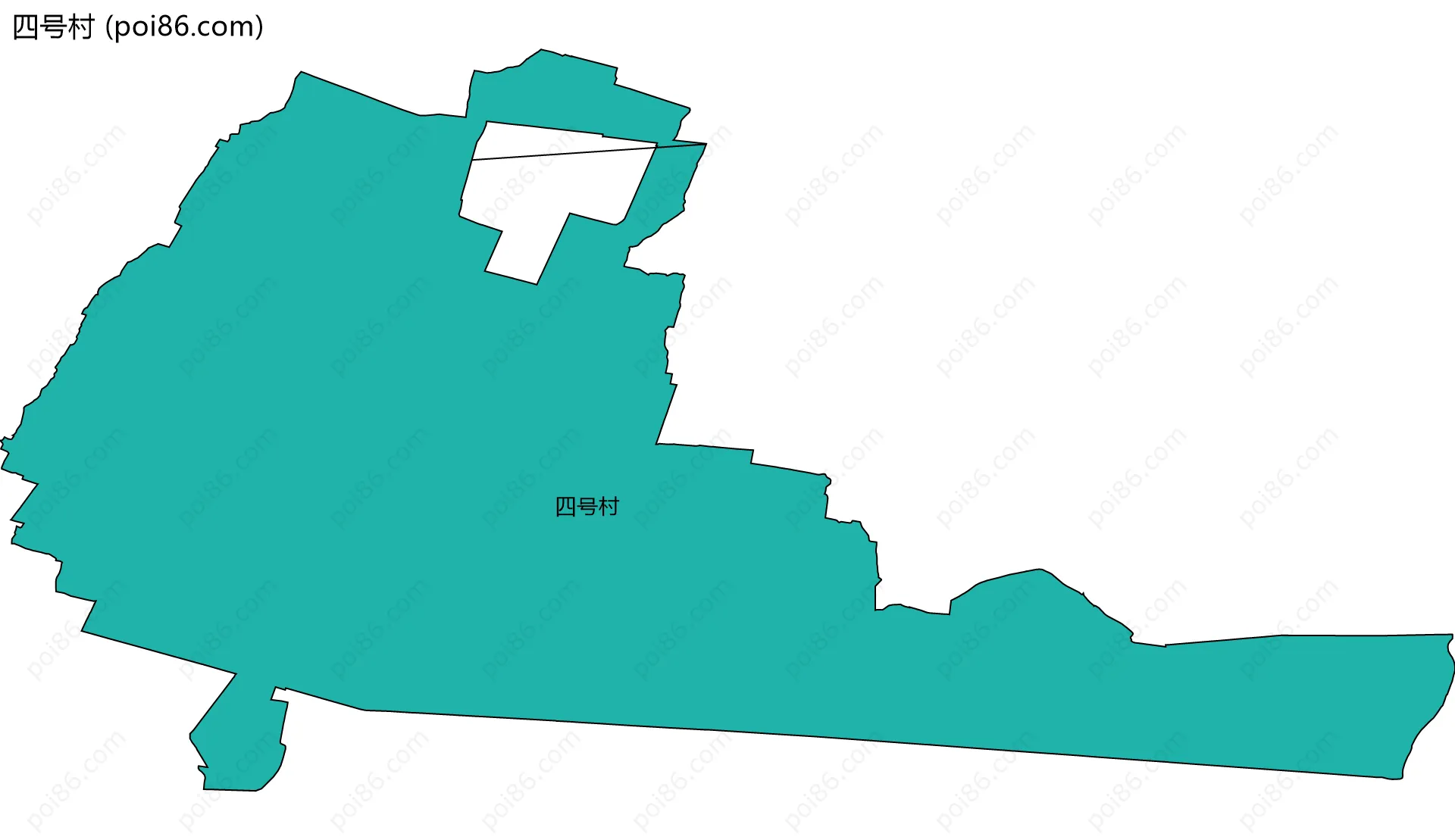 四号村边界地图
