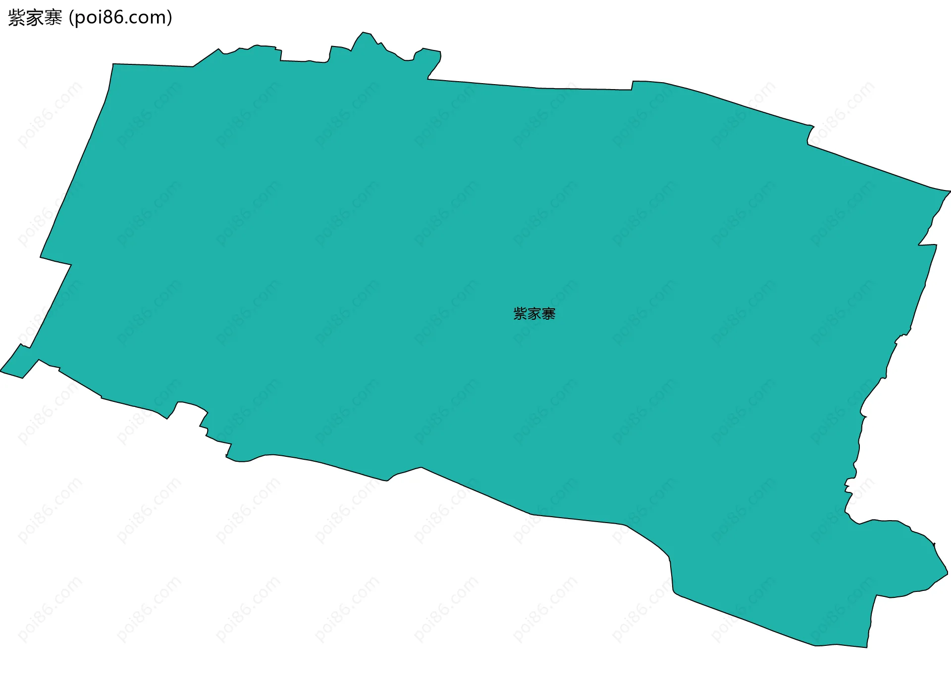 紫家寨边界地图
