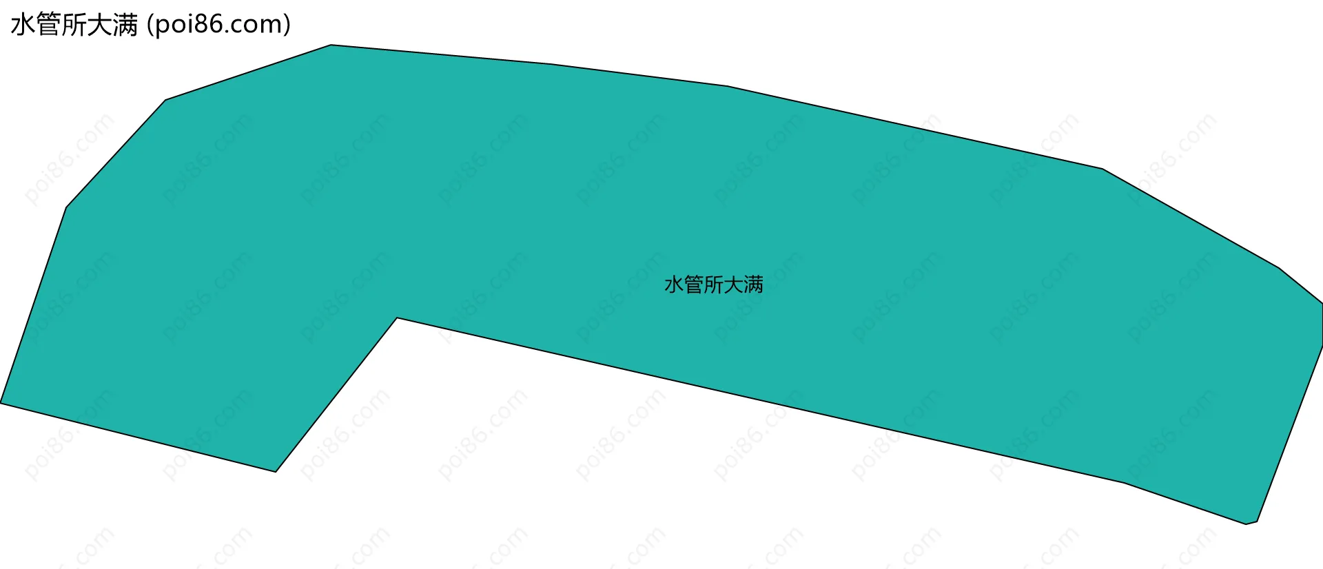 水管所大满边界地图