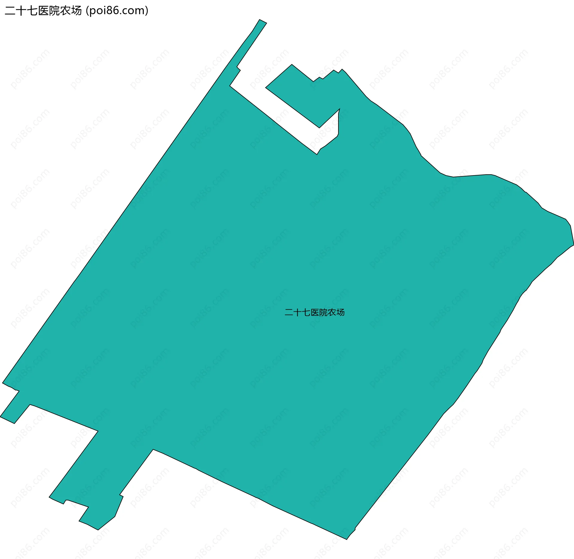 二十七医院农场边界地图