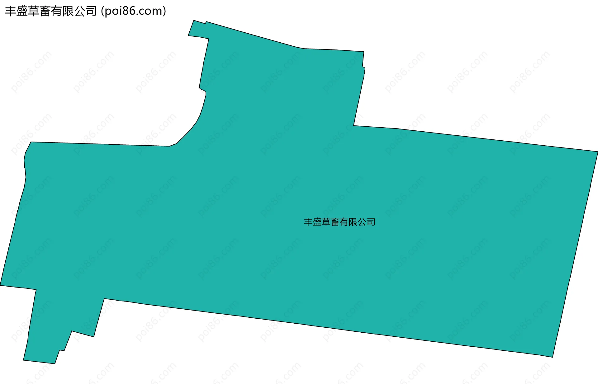 丰盛草畜有限公司边界地图
