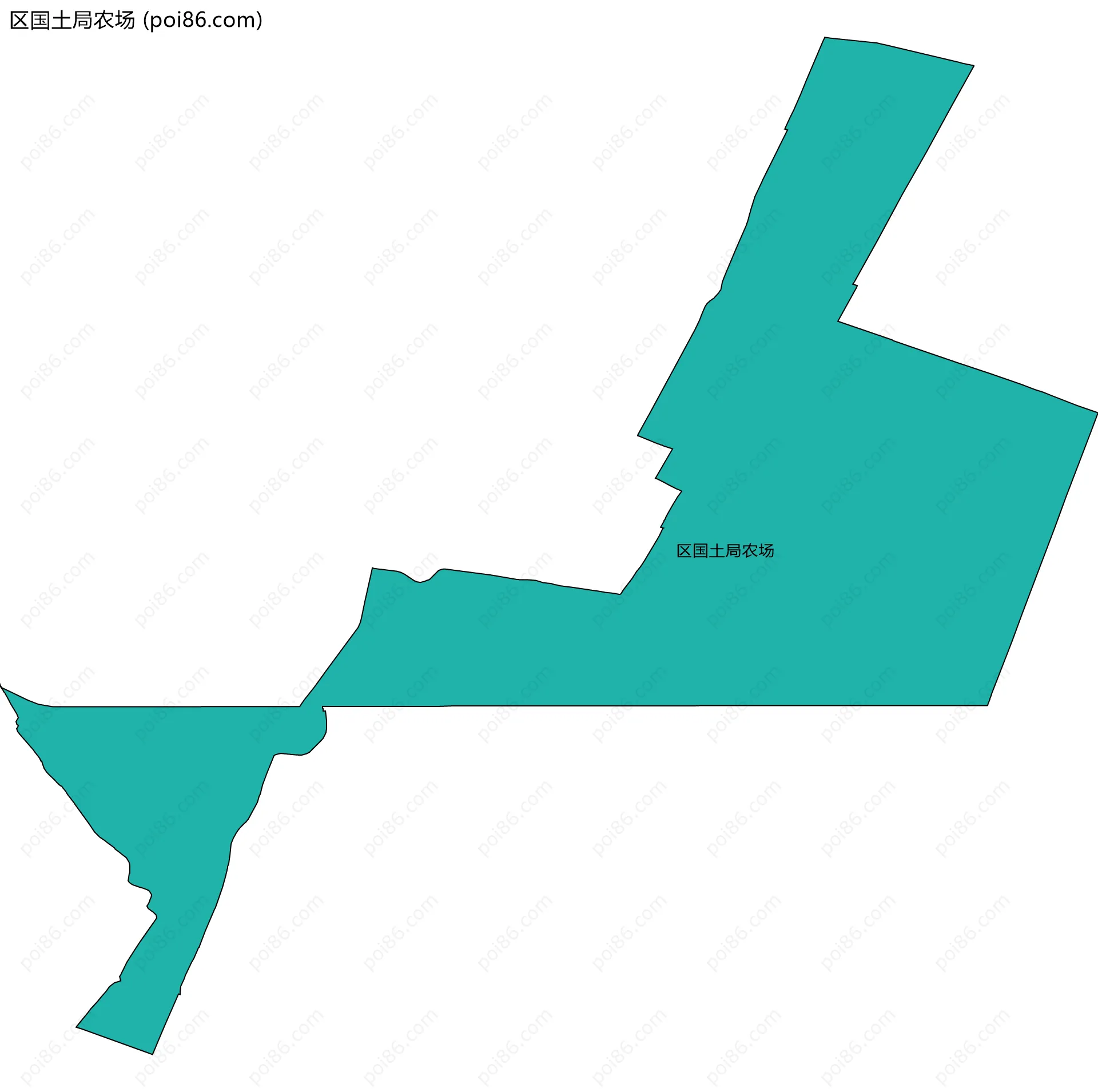 区国土局农场边界地图