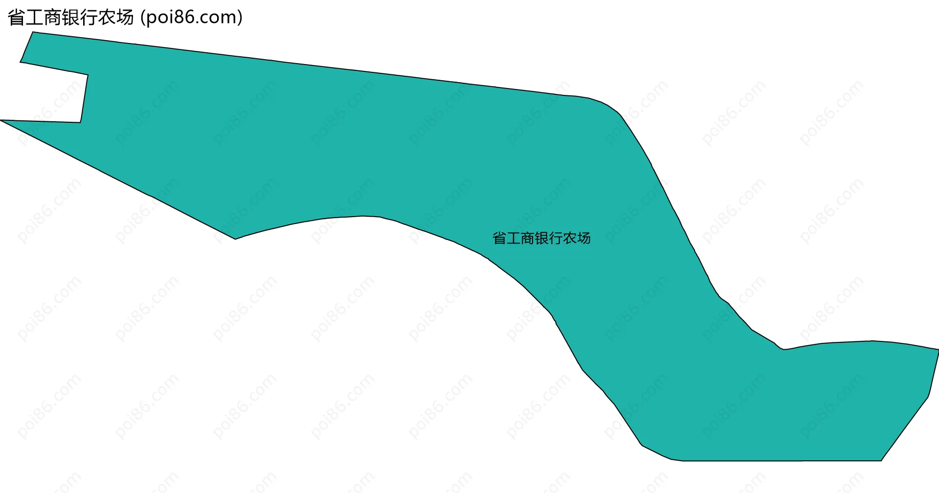 省工商银行农场边界地图