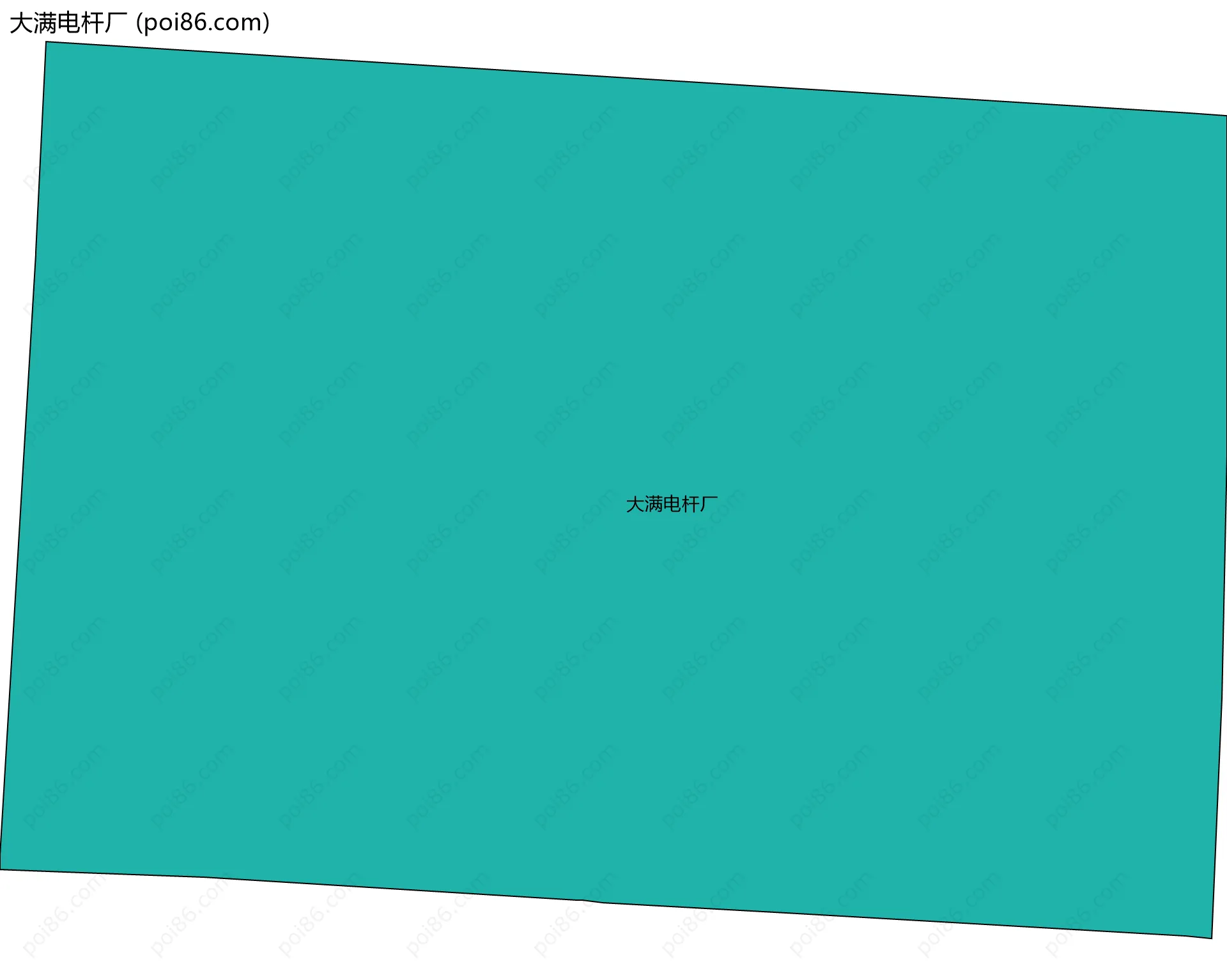 大满电杆厂边界地图