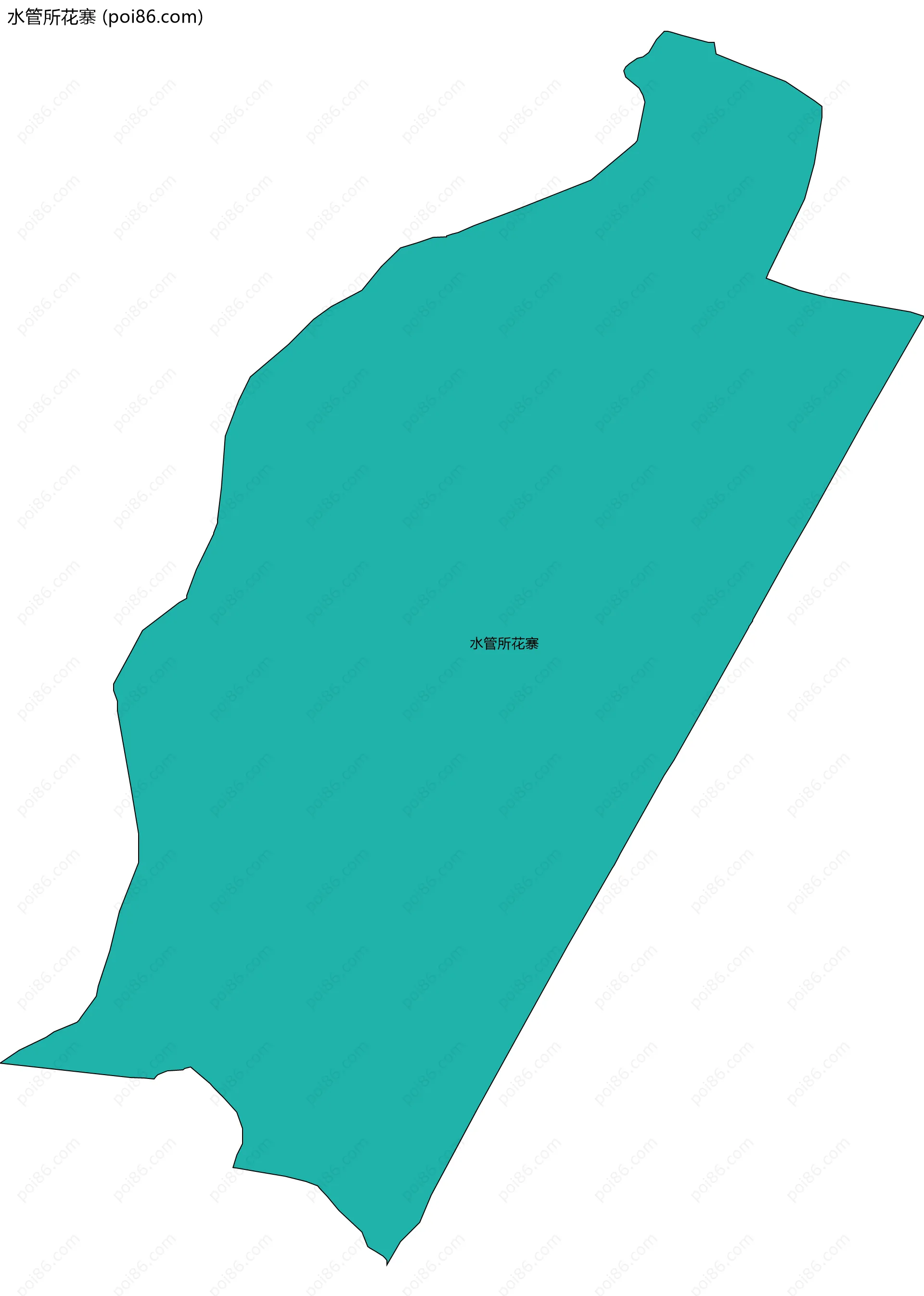 水管所花寨边界地图