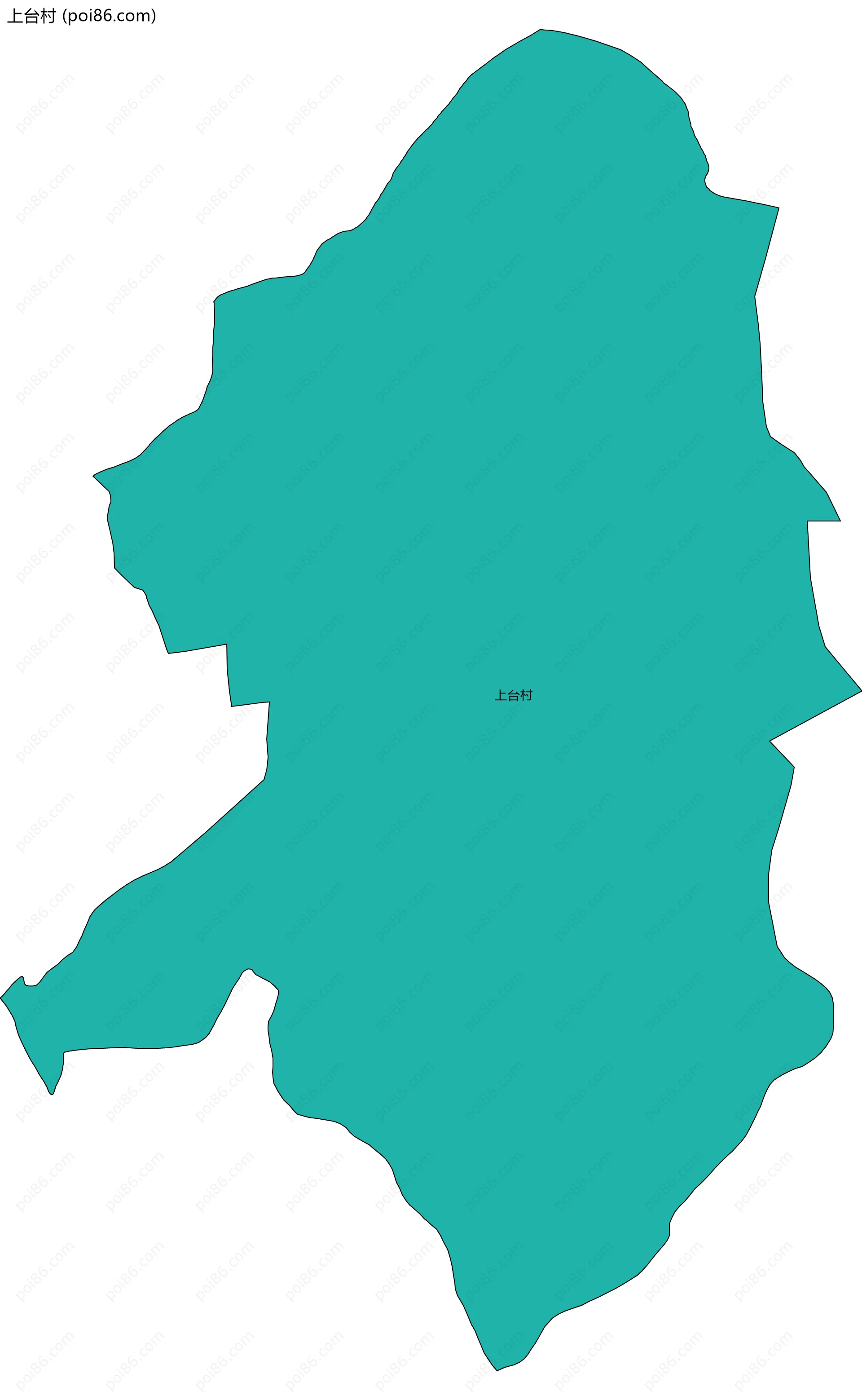 上台村边界地图