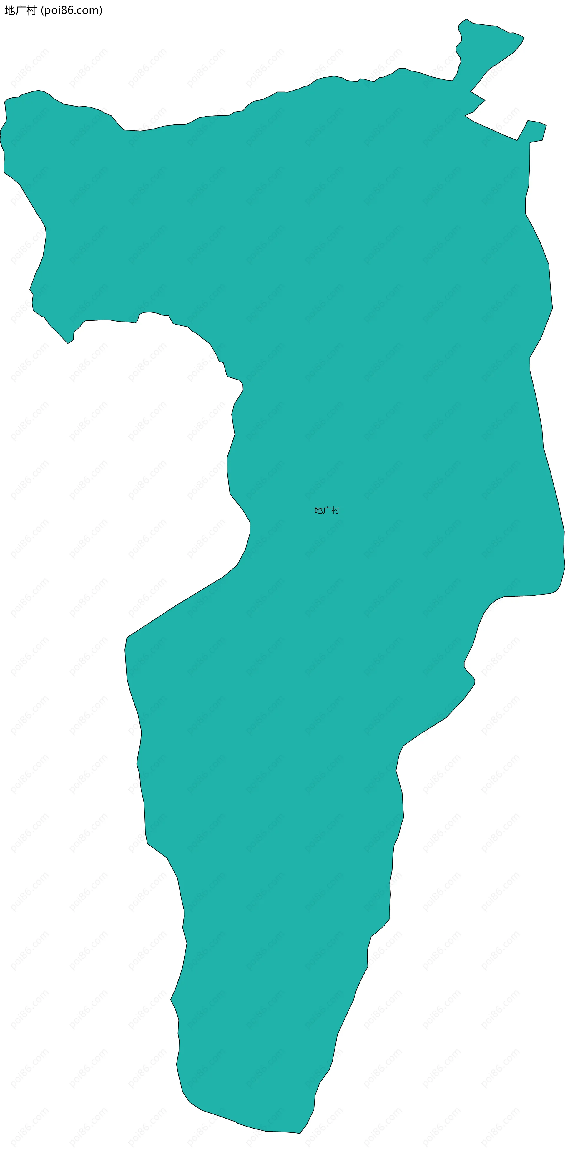 地广村边界地图