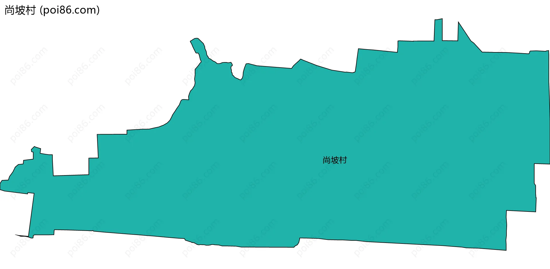 尚坡村边界地图