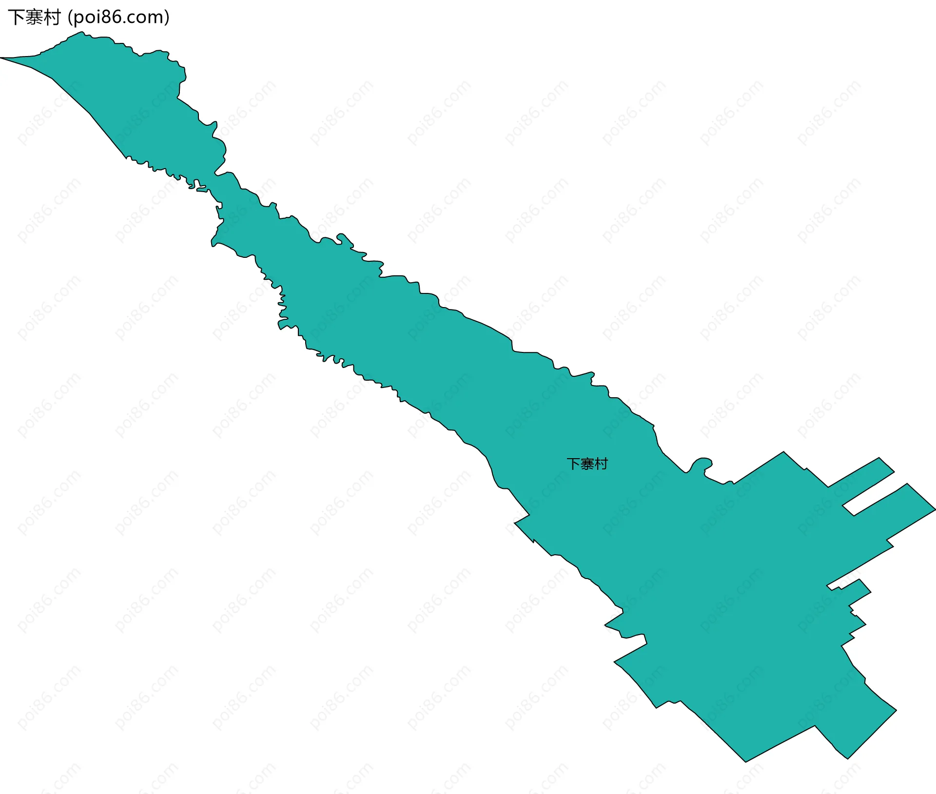 下寨村边界地图