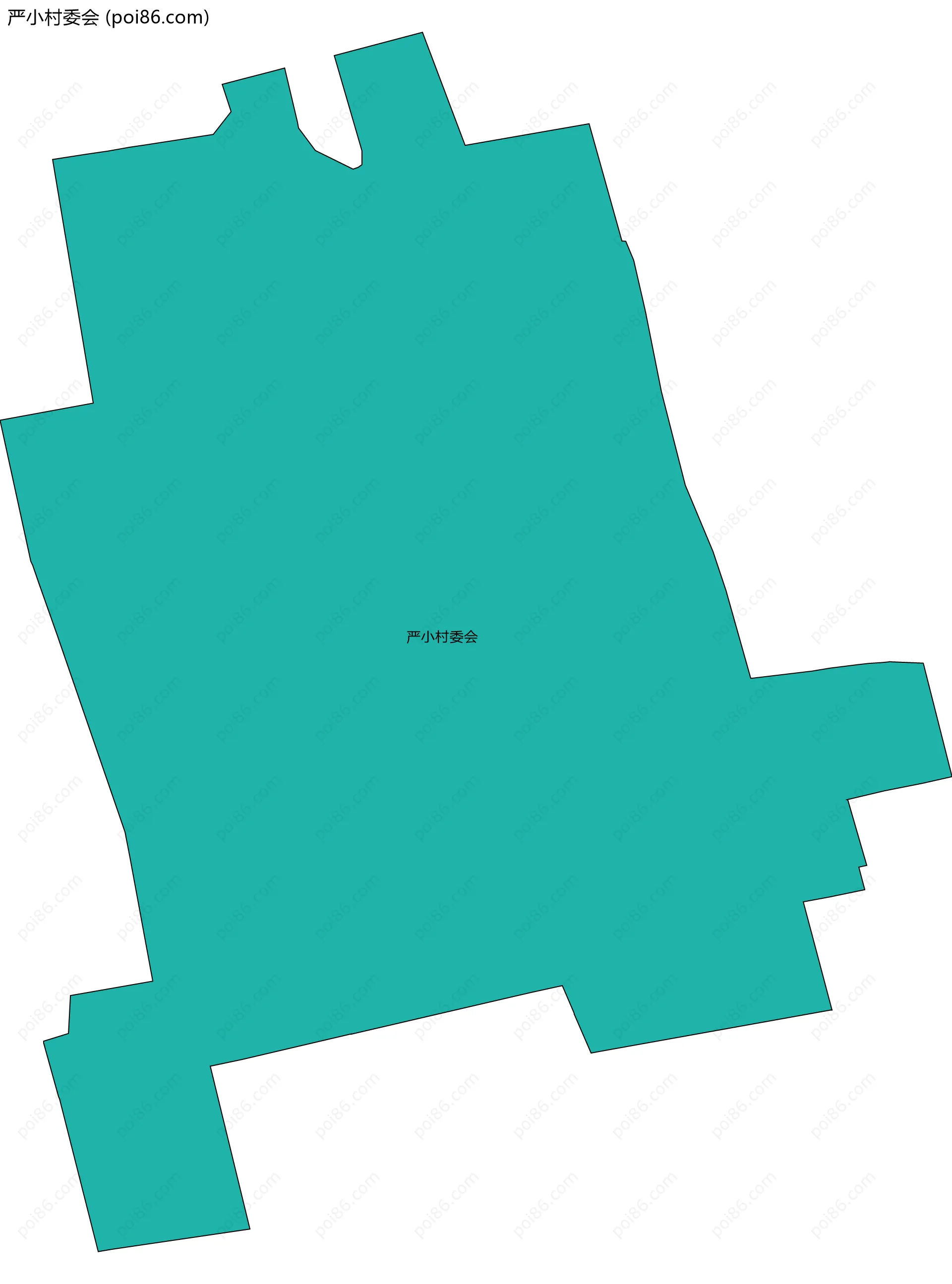 严小村委会边界地图