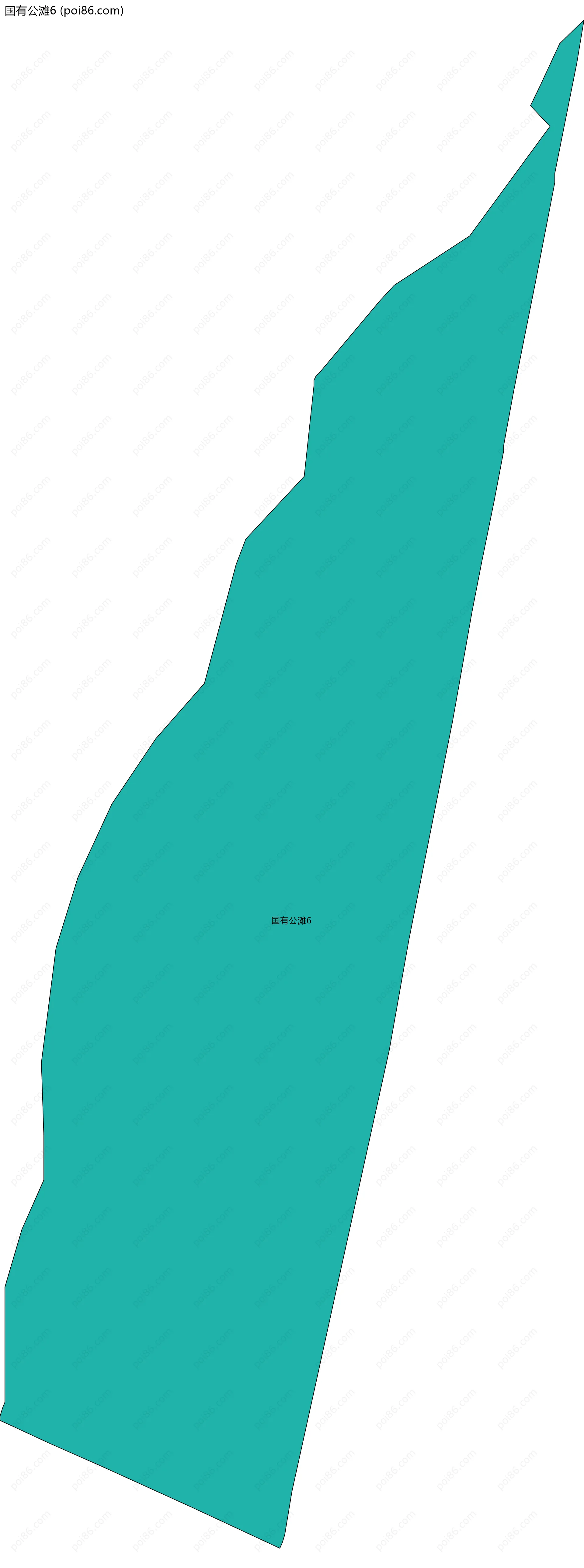 国有公滩6边界地图