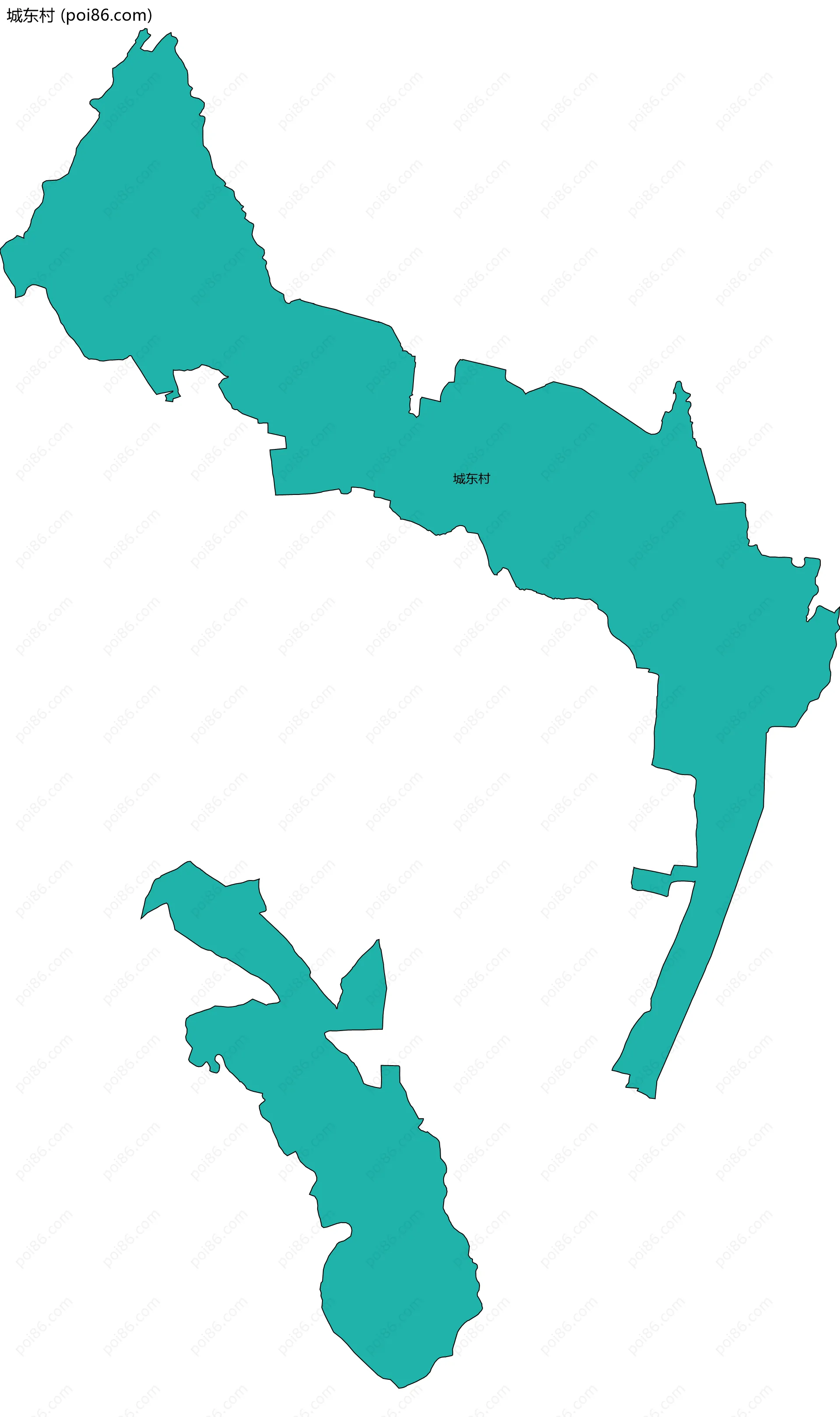 城东村边界地图