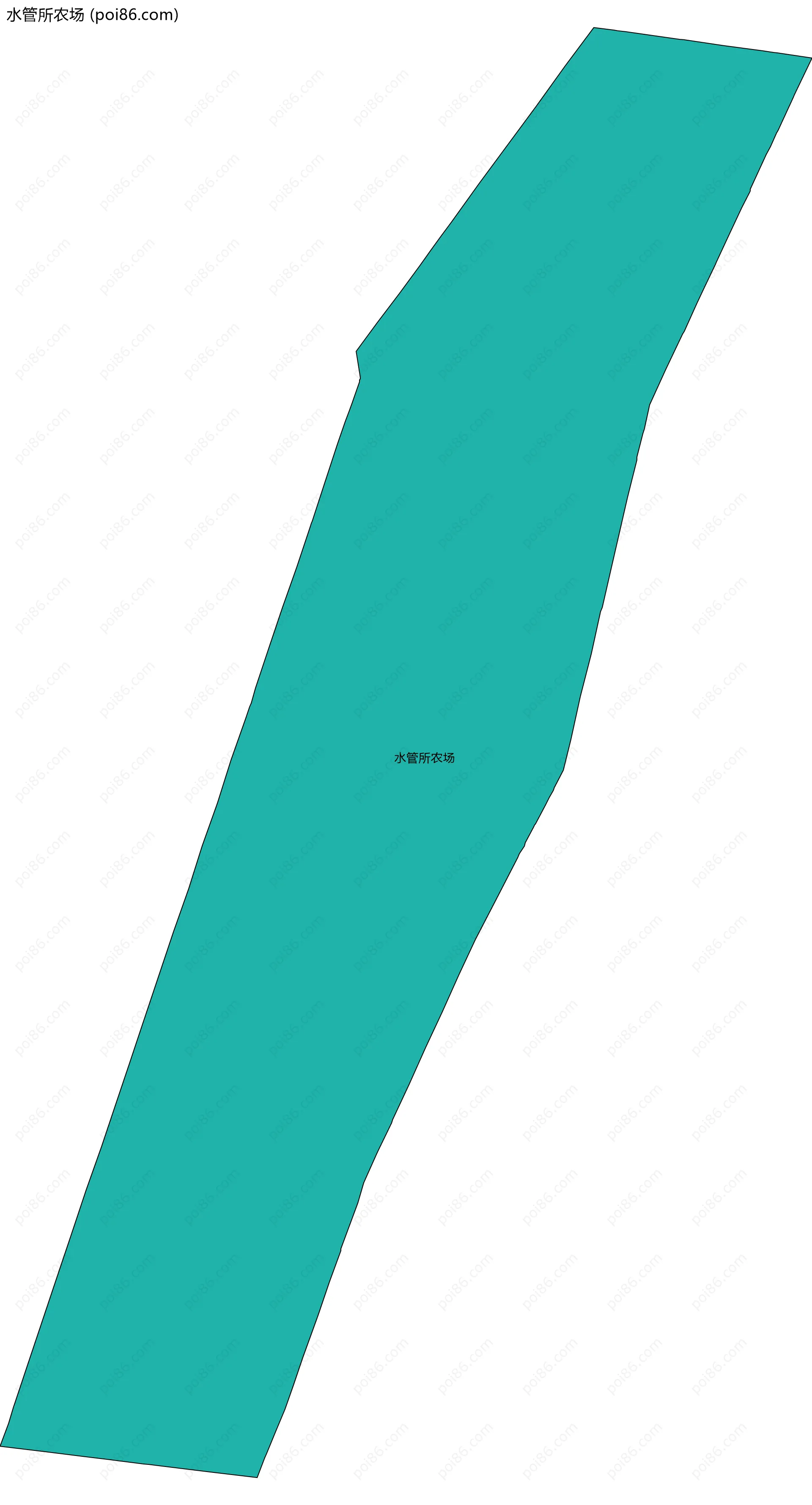 水管所农场边界地图