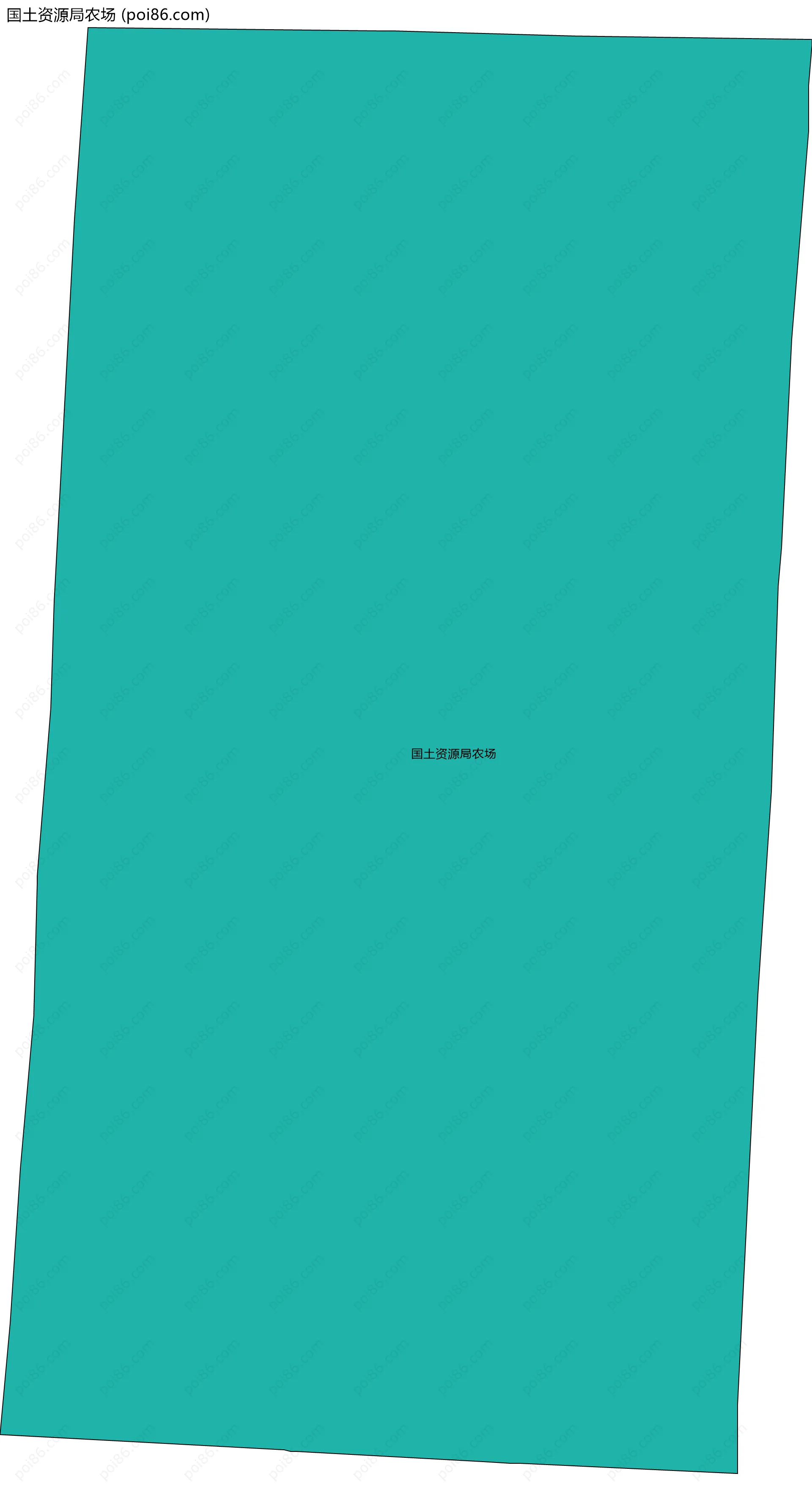 国土资源局农场边界地图