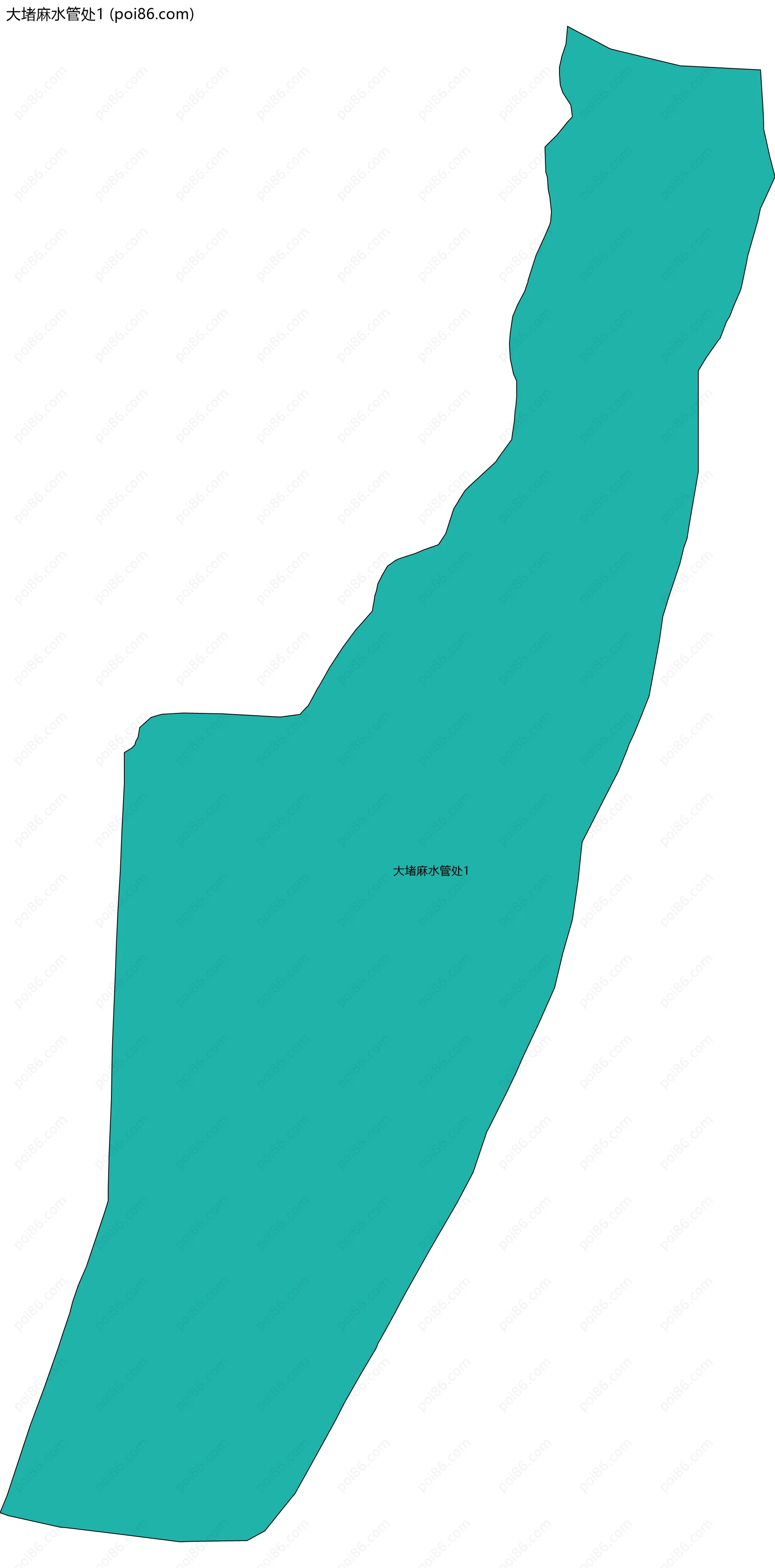 大堵麻水管处1边界地图