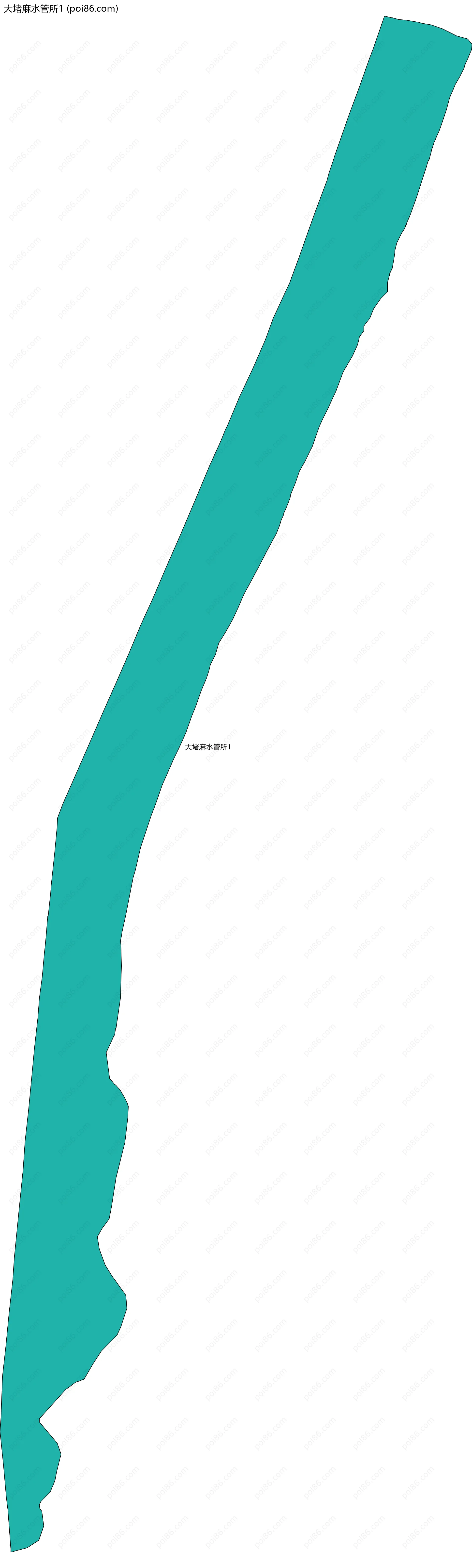 大堵麻水管所1边界地图