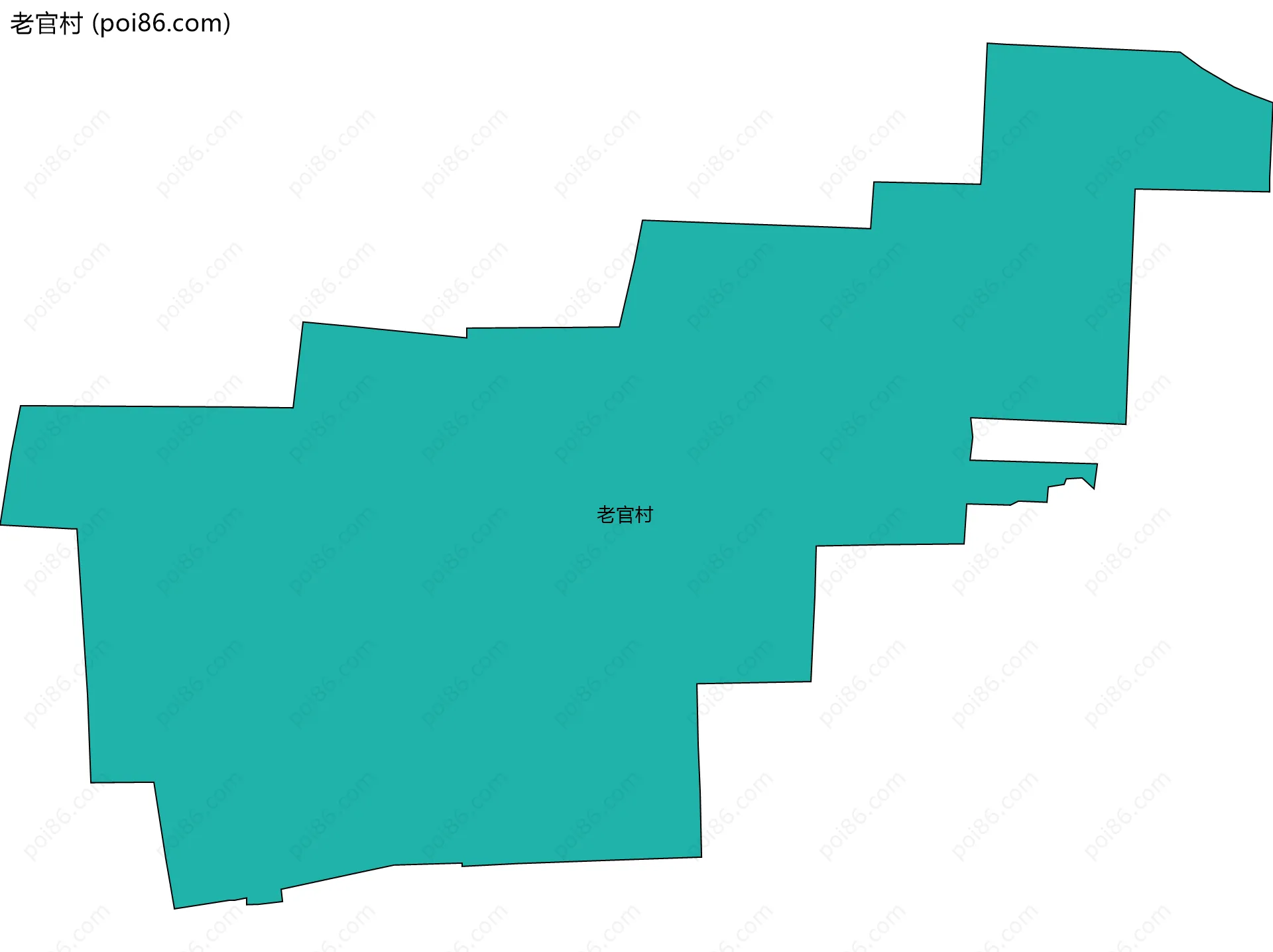 老官村边界地图
