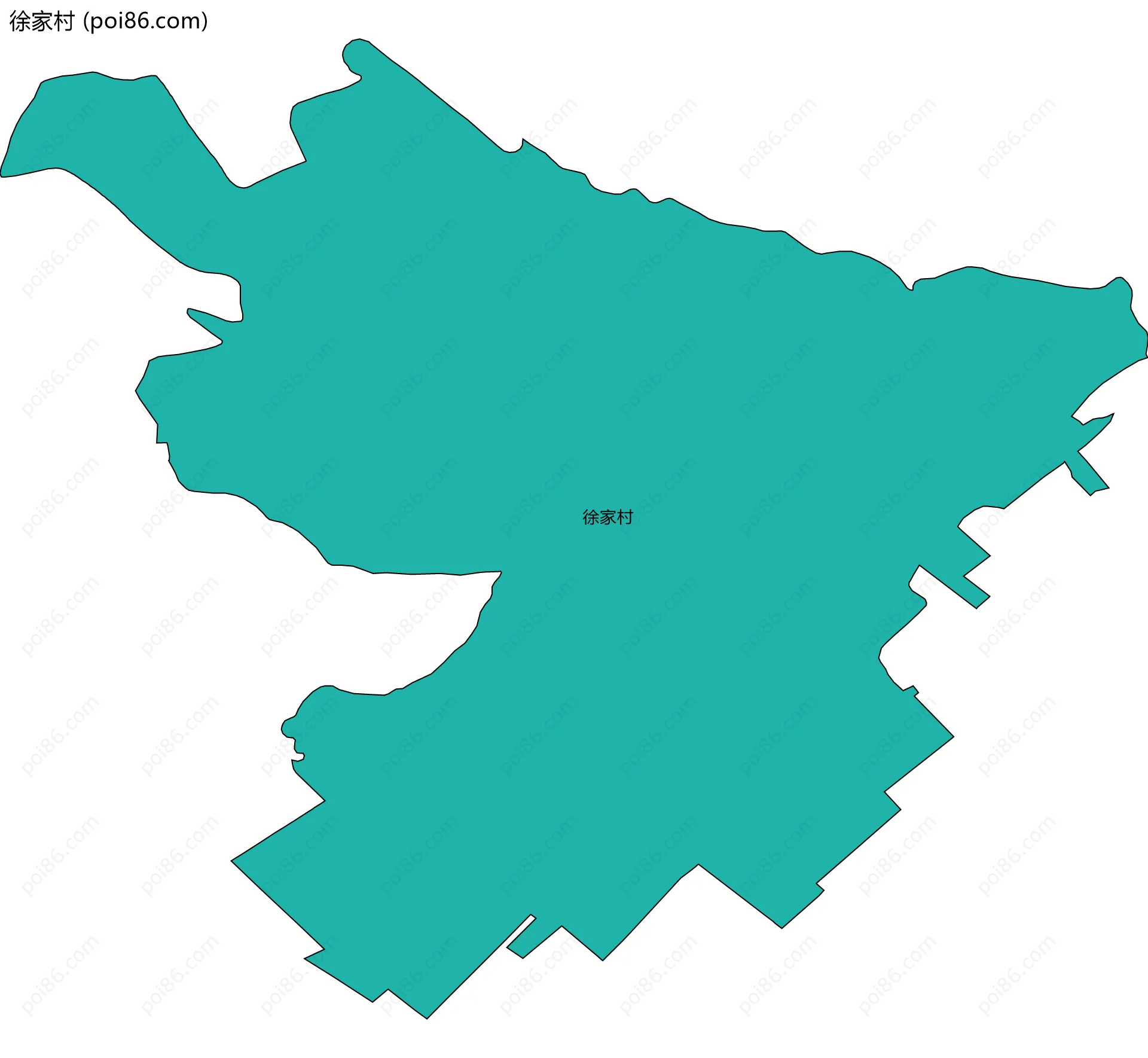徐家村边界地图