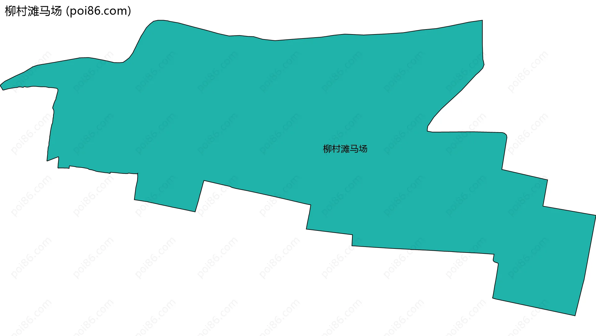 柳村滩马场边界地图