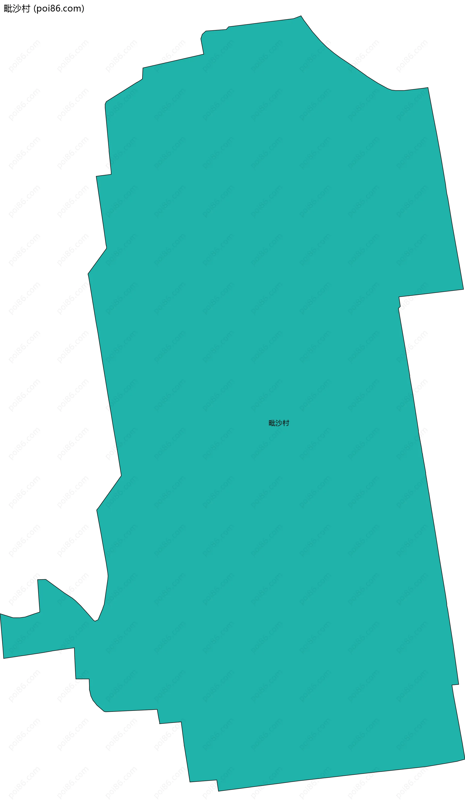 毗沙村边界地图