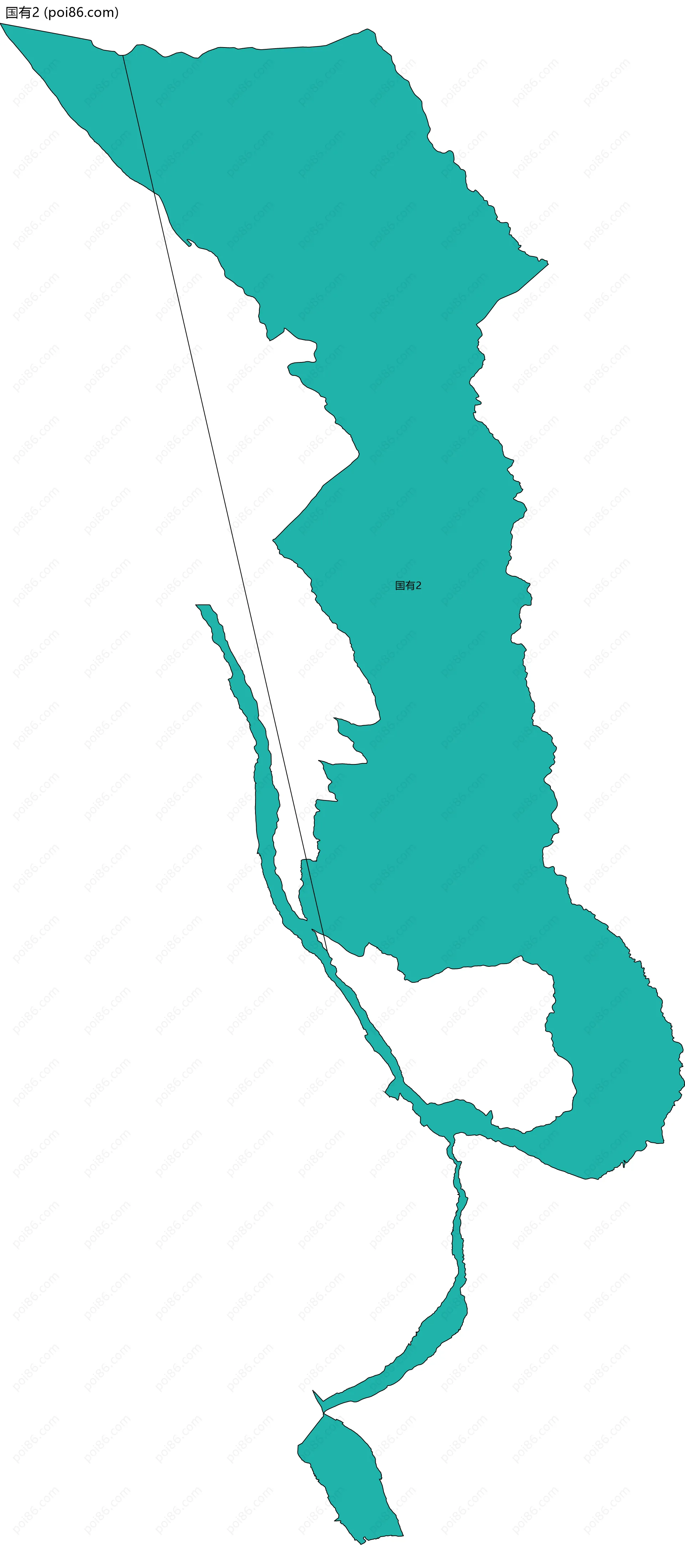 国有2边界地图