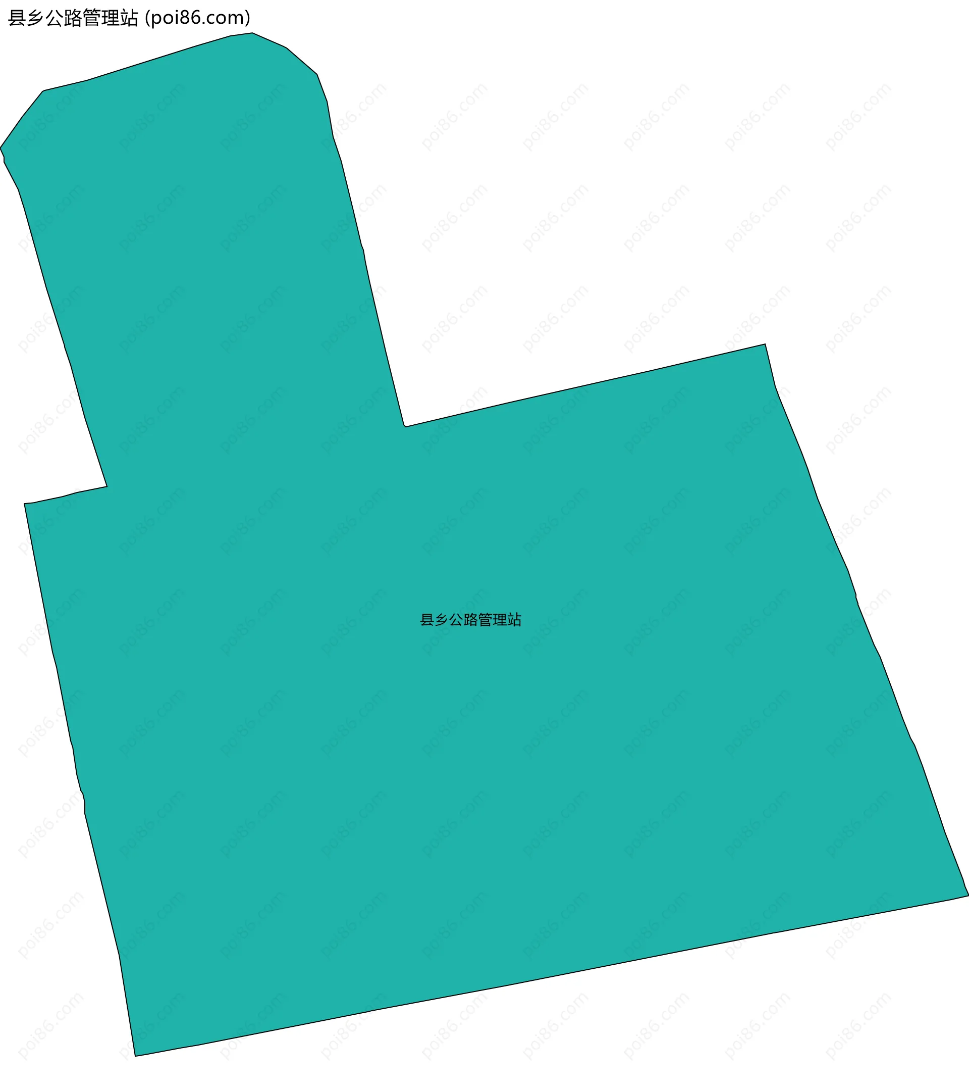 县乡公路管理站边界地图