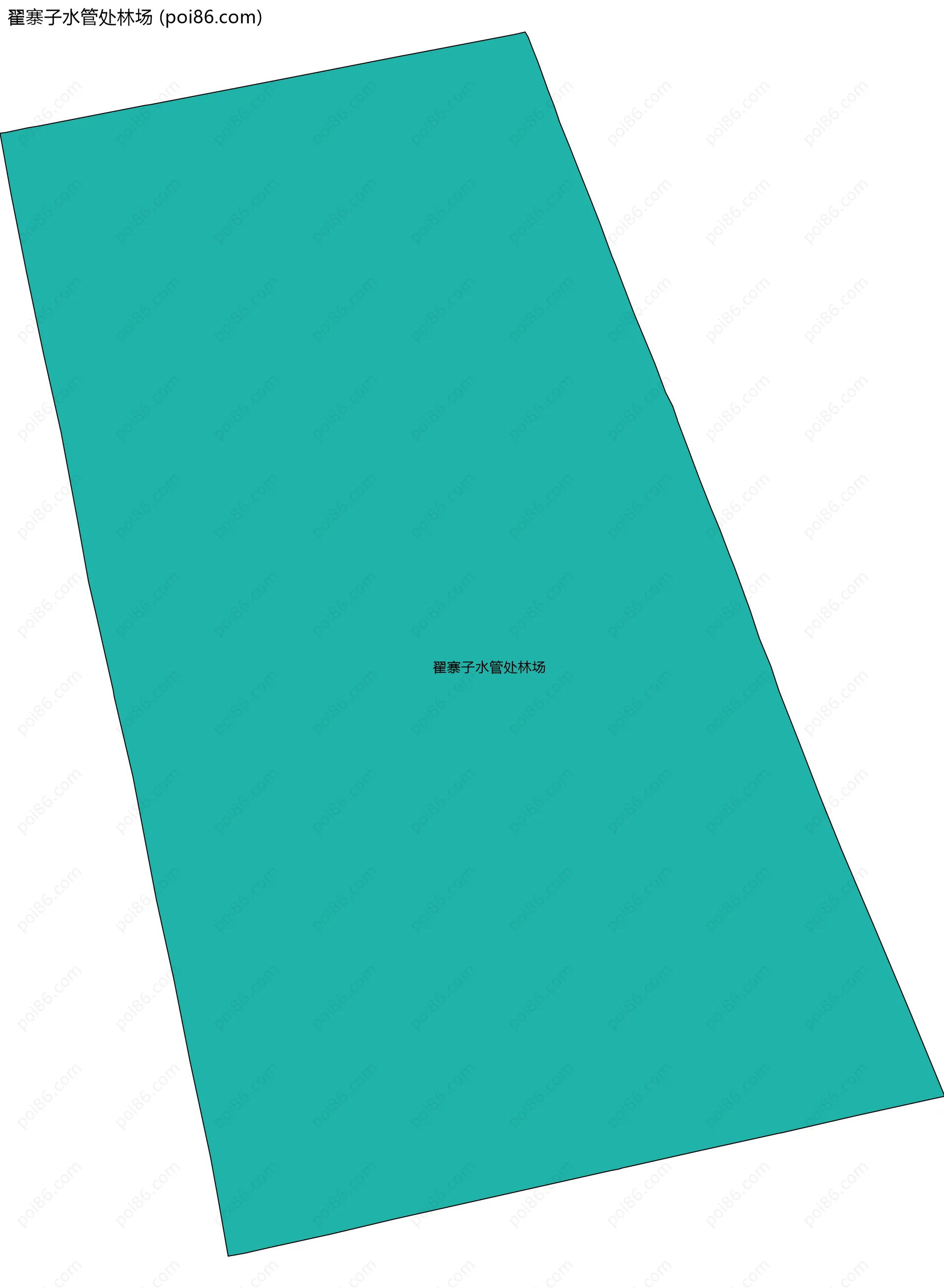 翟寨子水管处林场边界地图